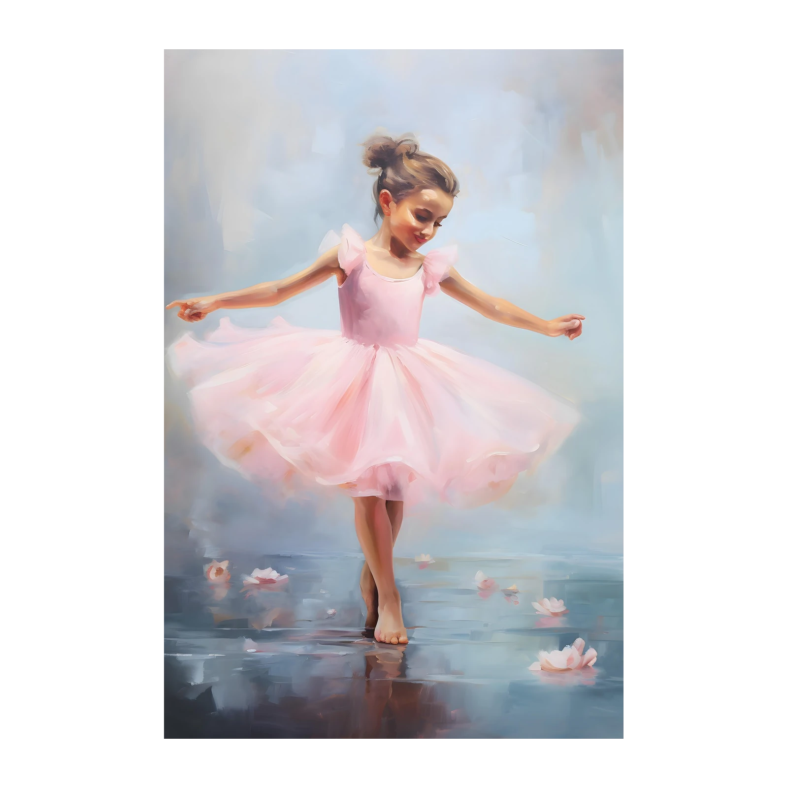 Graceful Ballerina Dream Wall Art