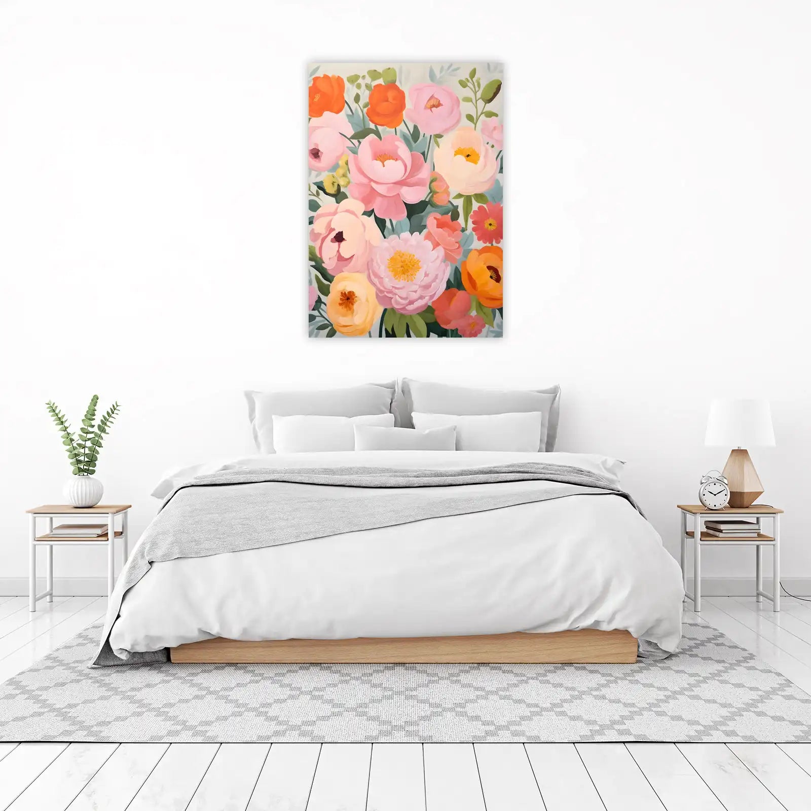 Vibrant Floral Bouquet Wall Art