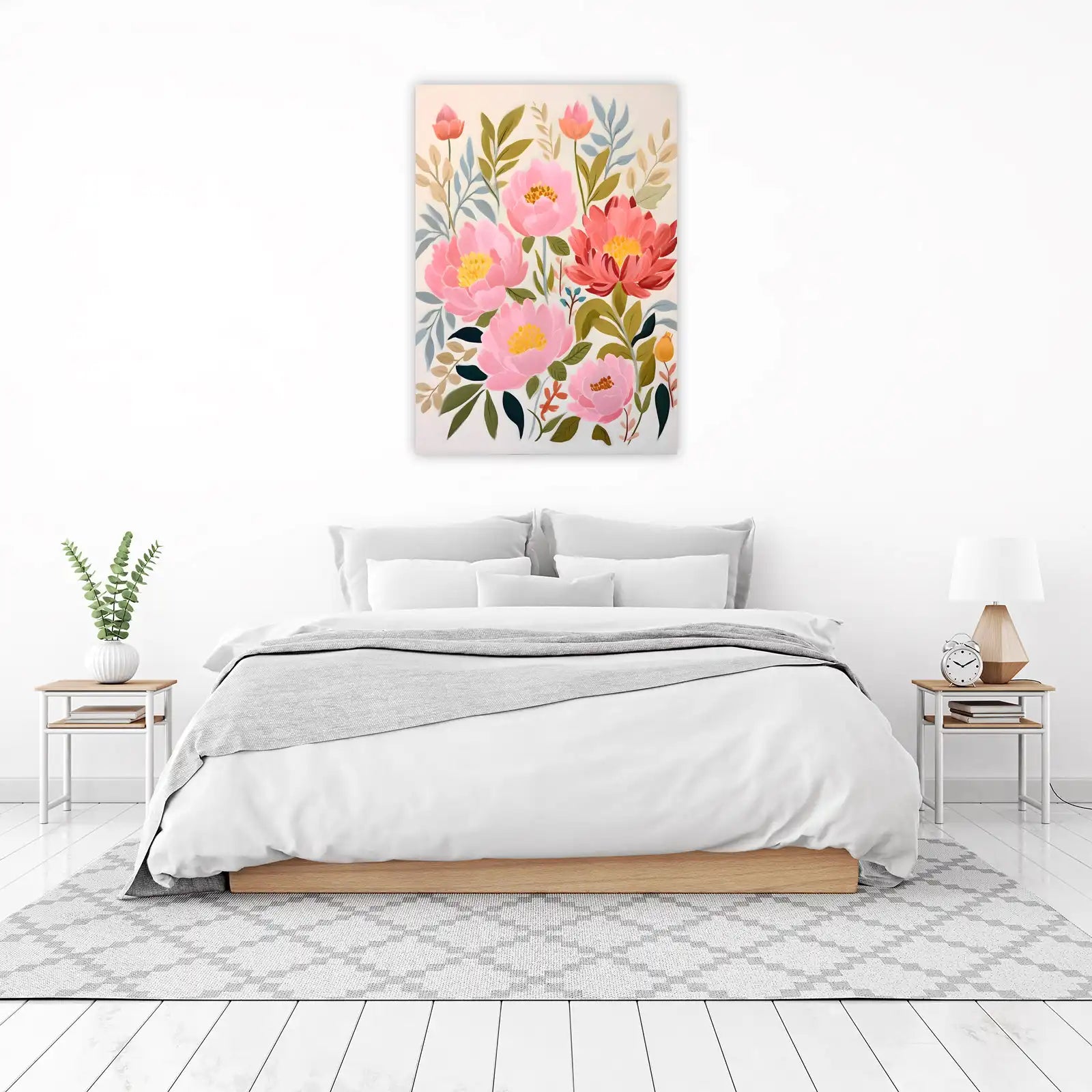 Charming Peony Garden Wall Art