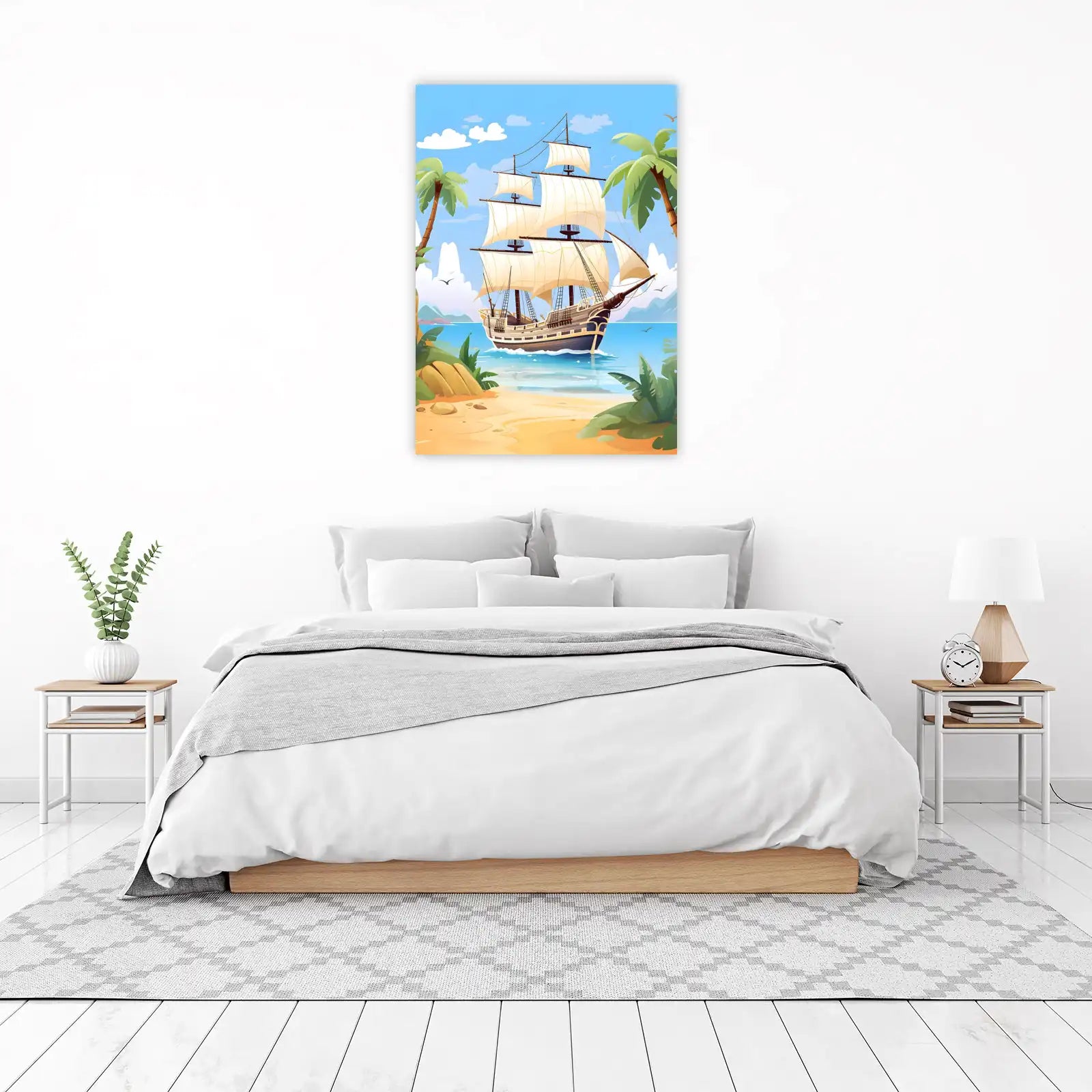 Adventure Awaits Vintage Ship Wall Art