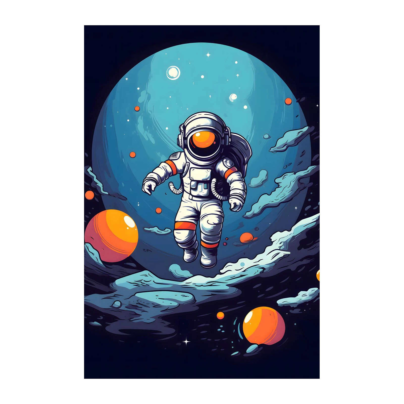 Astronaut Space Adventure Wall Art