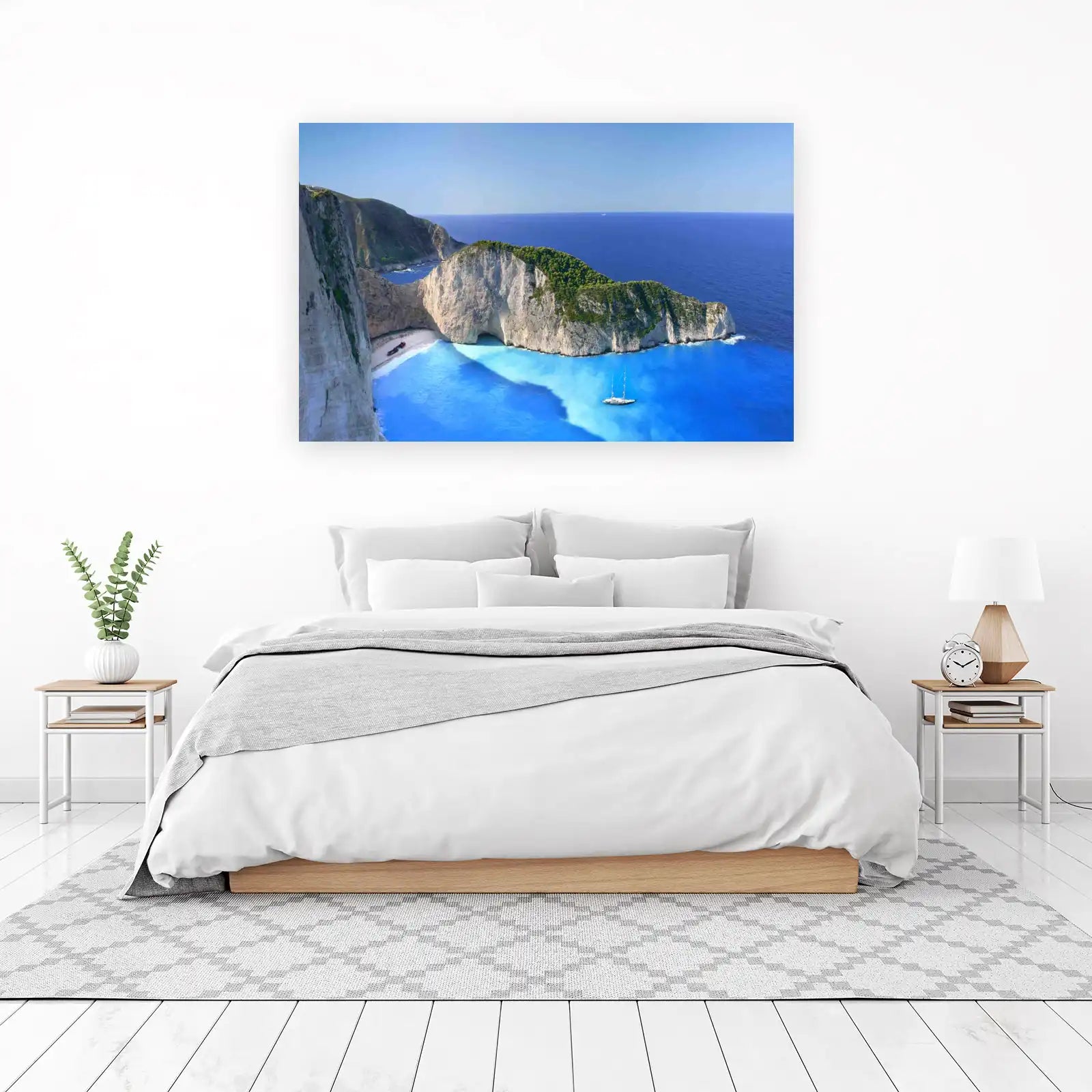Navagio Beach Greece Blue Waters Wall Art
