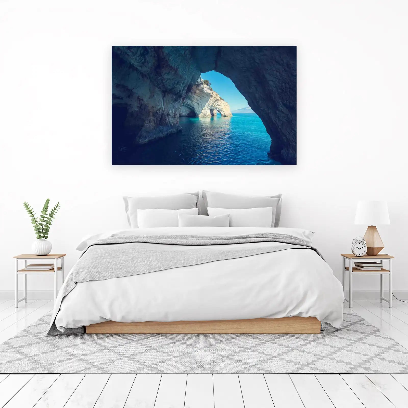 Azure Cave Arch Ocean Scenic Wall Art