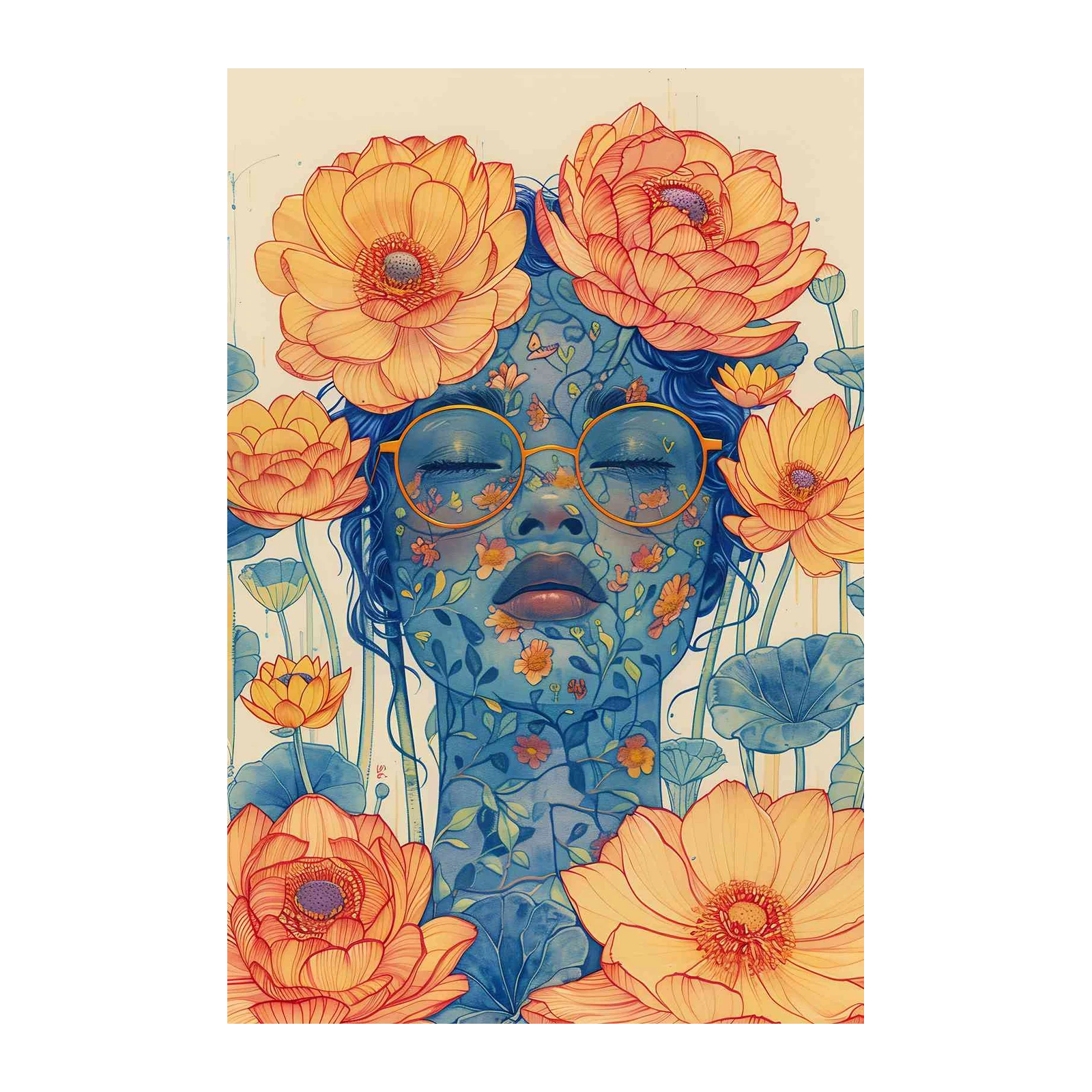 Enchanted Bloom Portrait Wall Art