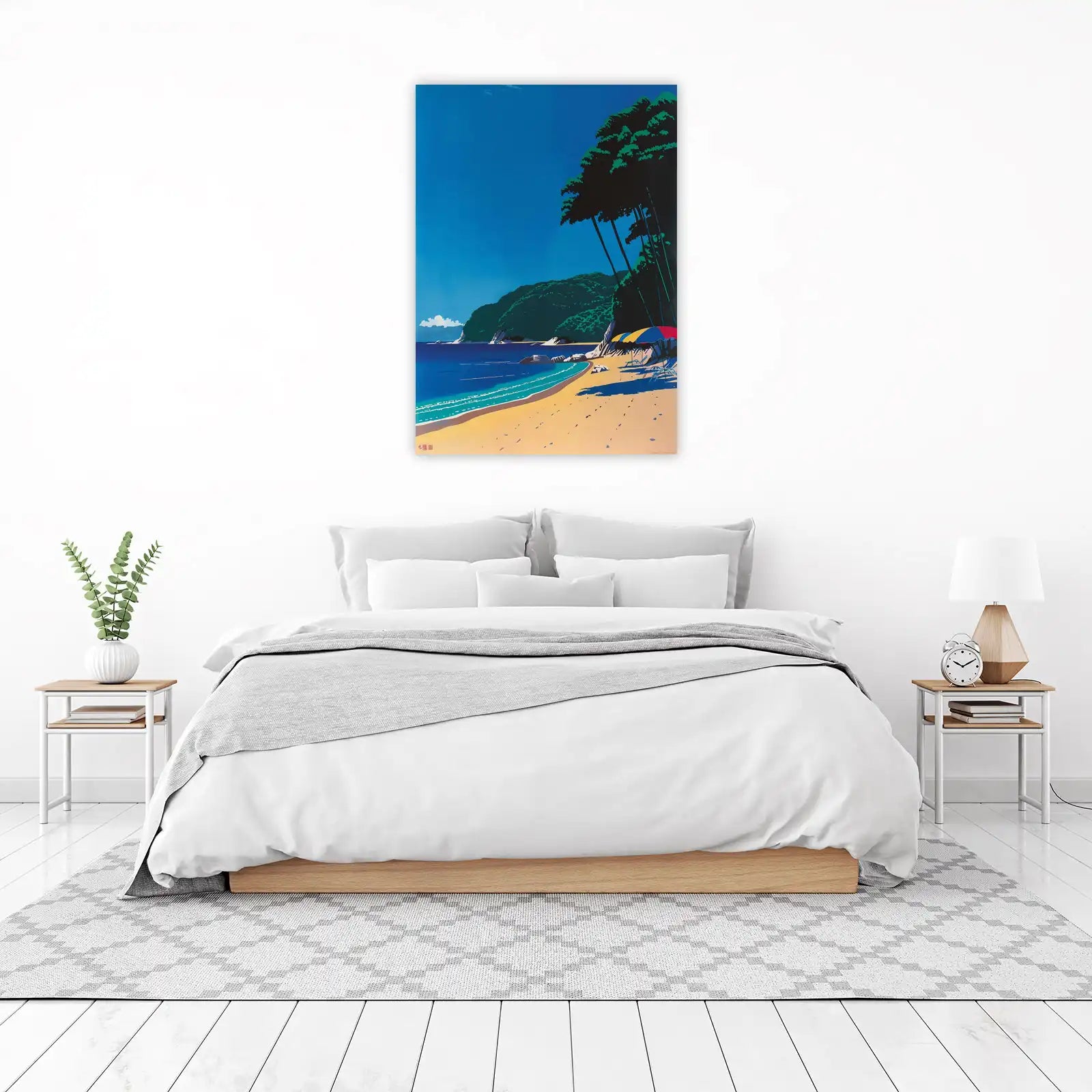 Serene Beach Vibes Tropical Paradise Wall Art
