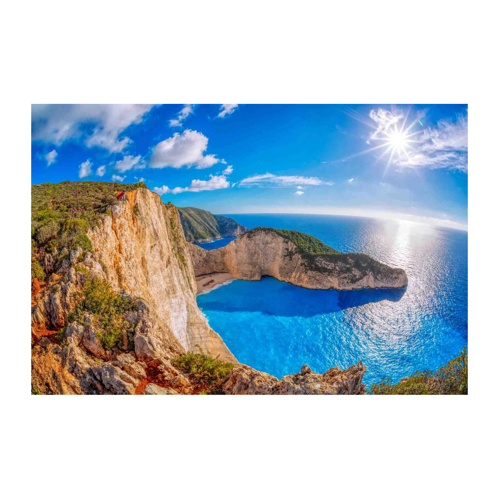 Navagio Beach Panorama Coastal Dream Wall Art