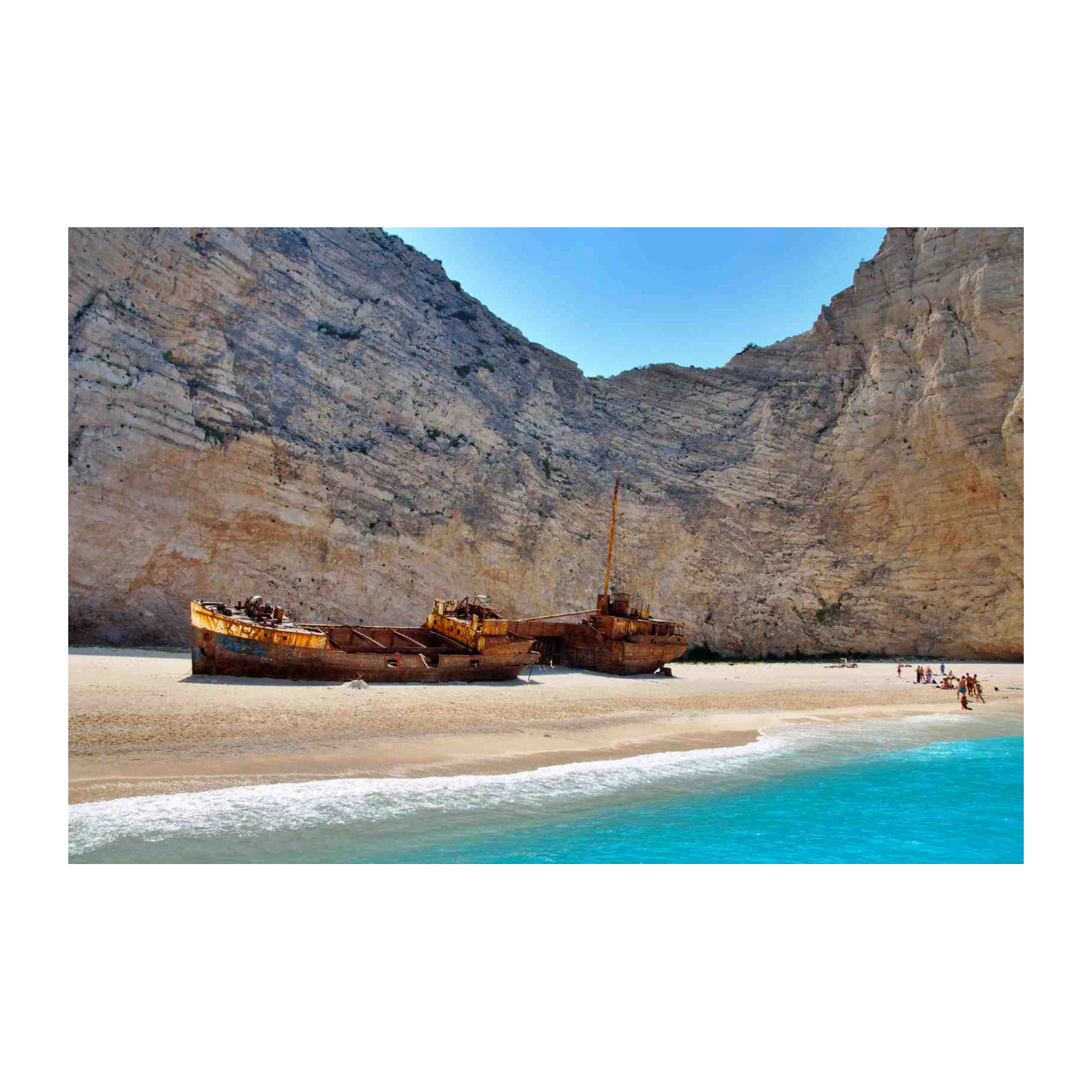 Navagio Beach Shipwreck Serenity Wall Art