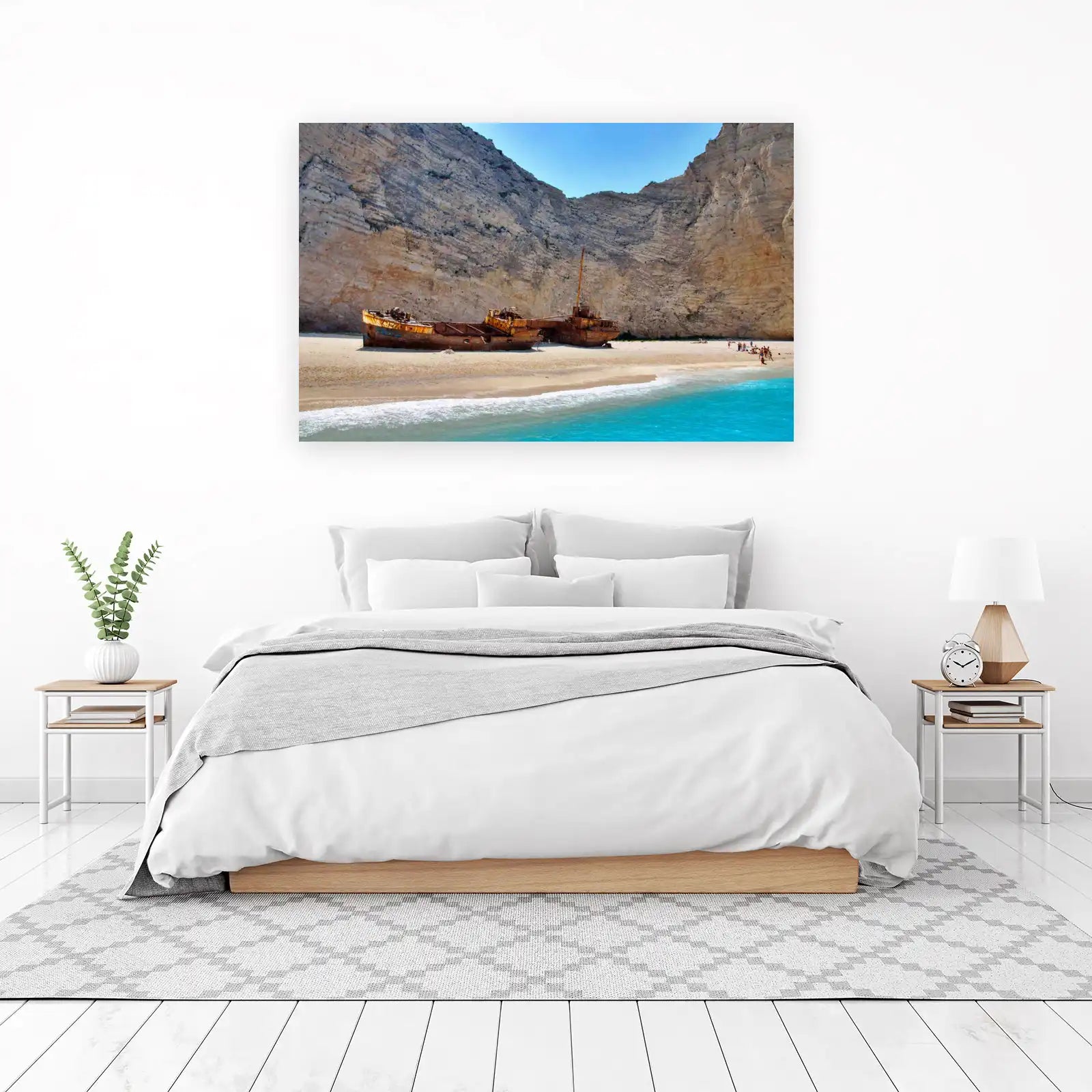Navagio Beach Shipwreck Serenity Wall Art