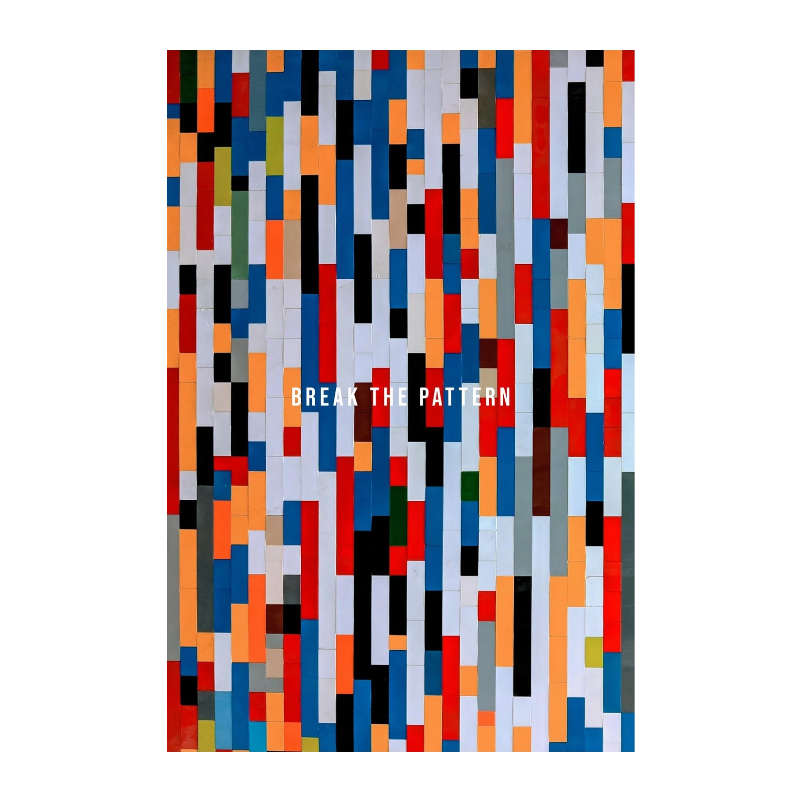 Geometric Blocks Abstract Wall Art
