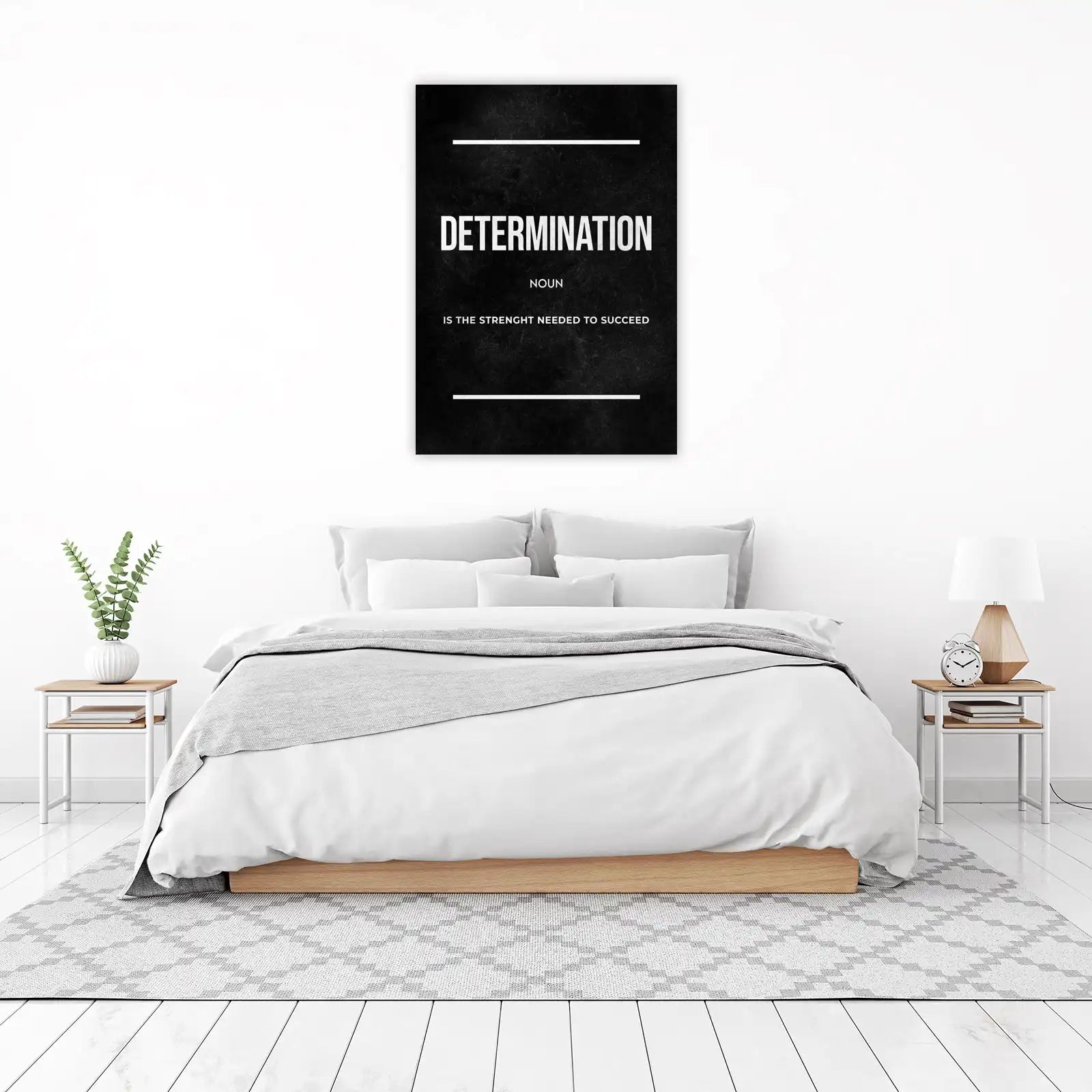Determination Motivational Definition Wall Art