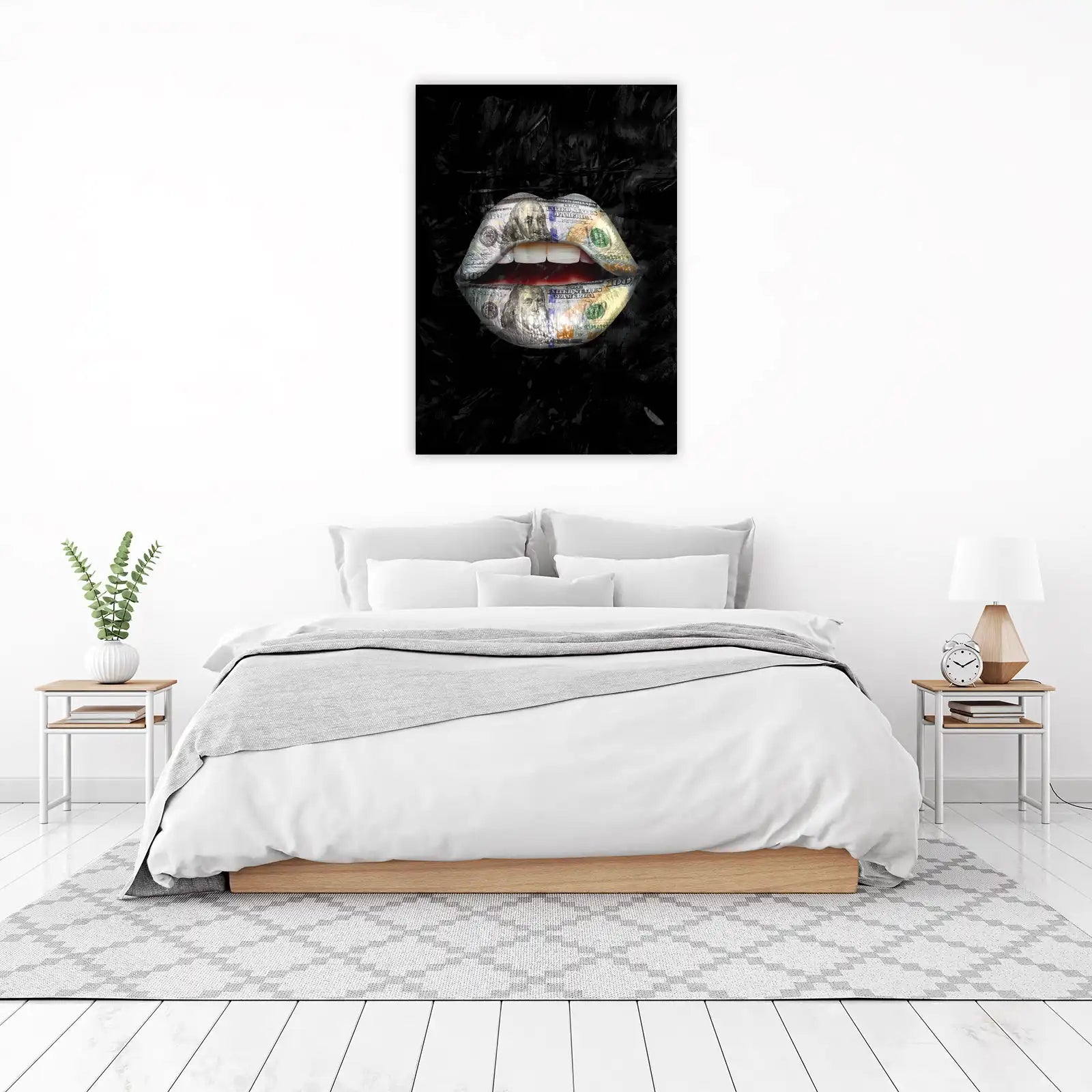 Money Mouth Lips Bold Wall Art