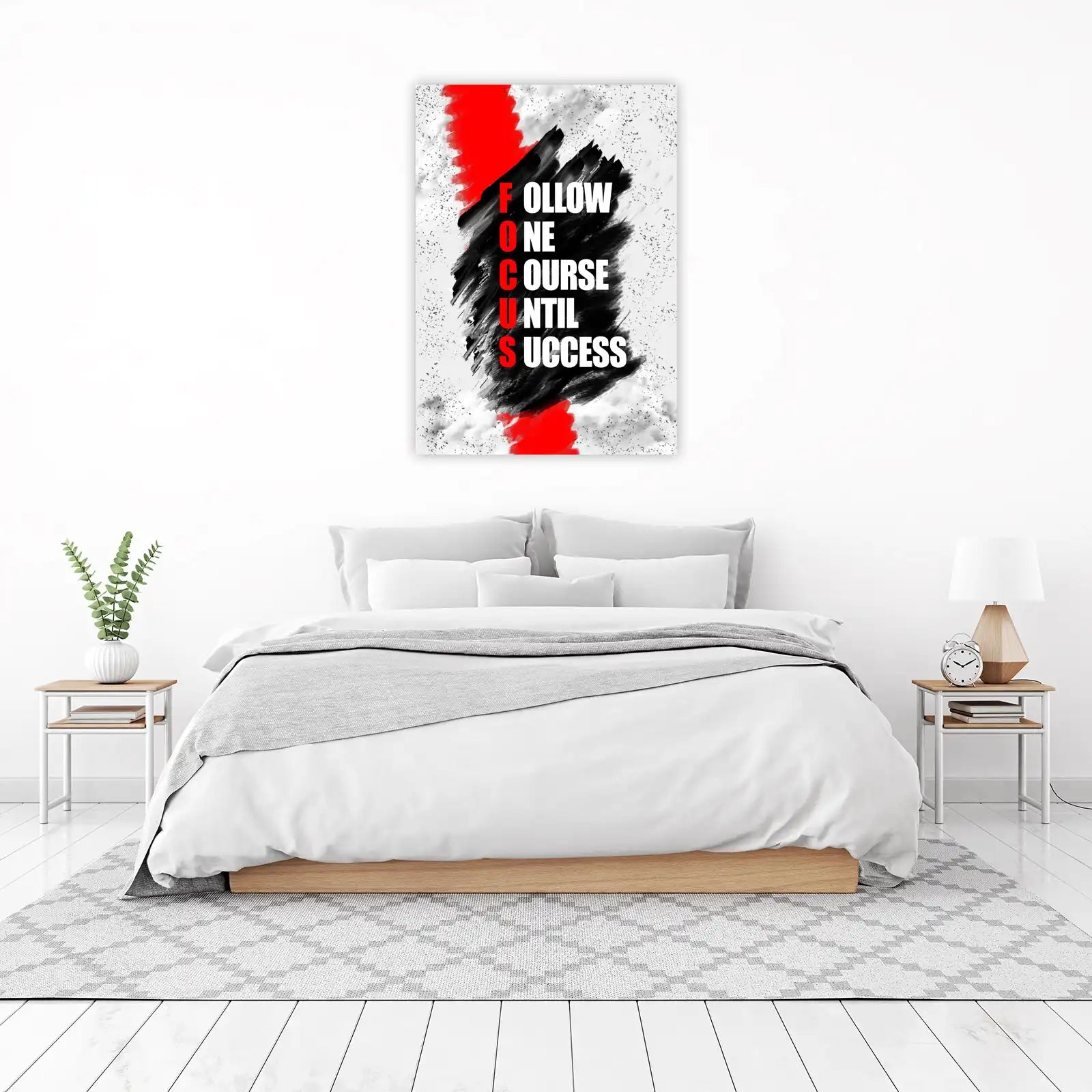 Inspirational "FOCUS" Motivational Wall Art Wall Art