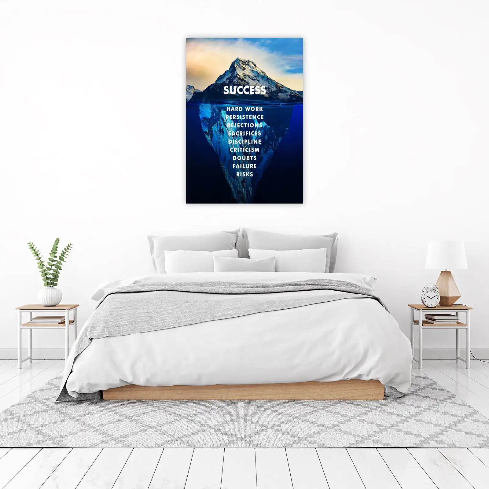 Inspirational Iceberg Success Wall Art