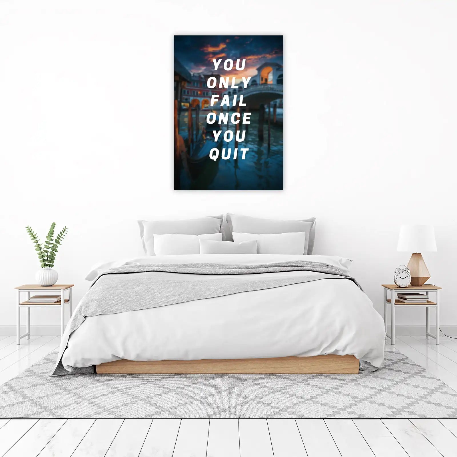 Inspirational Venice Quote Wall Art