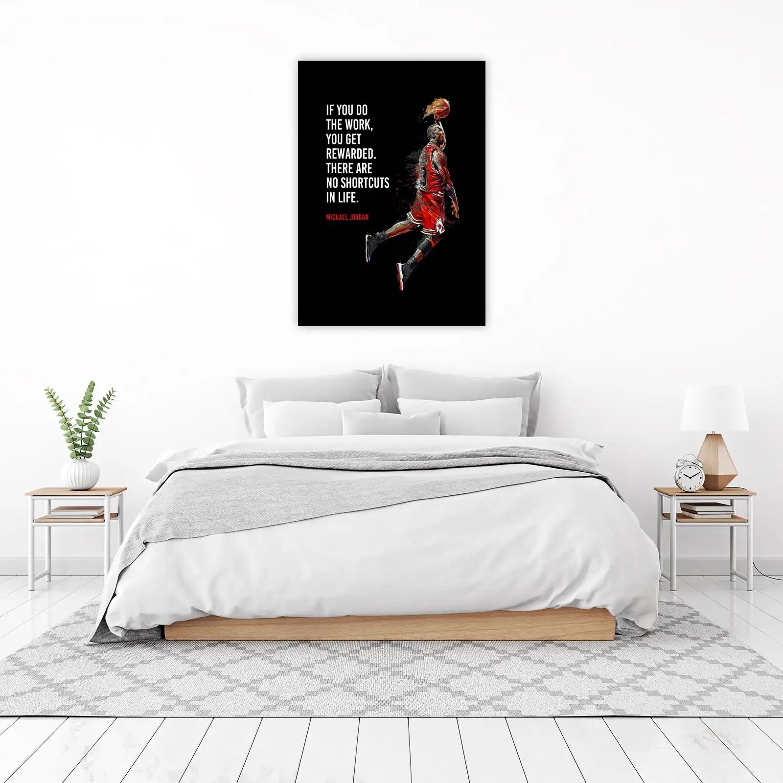 Michael Jordan Motivational Quote Wall Art