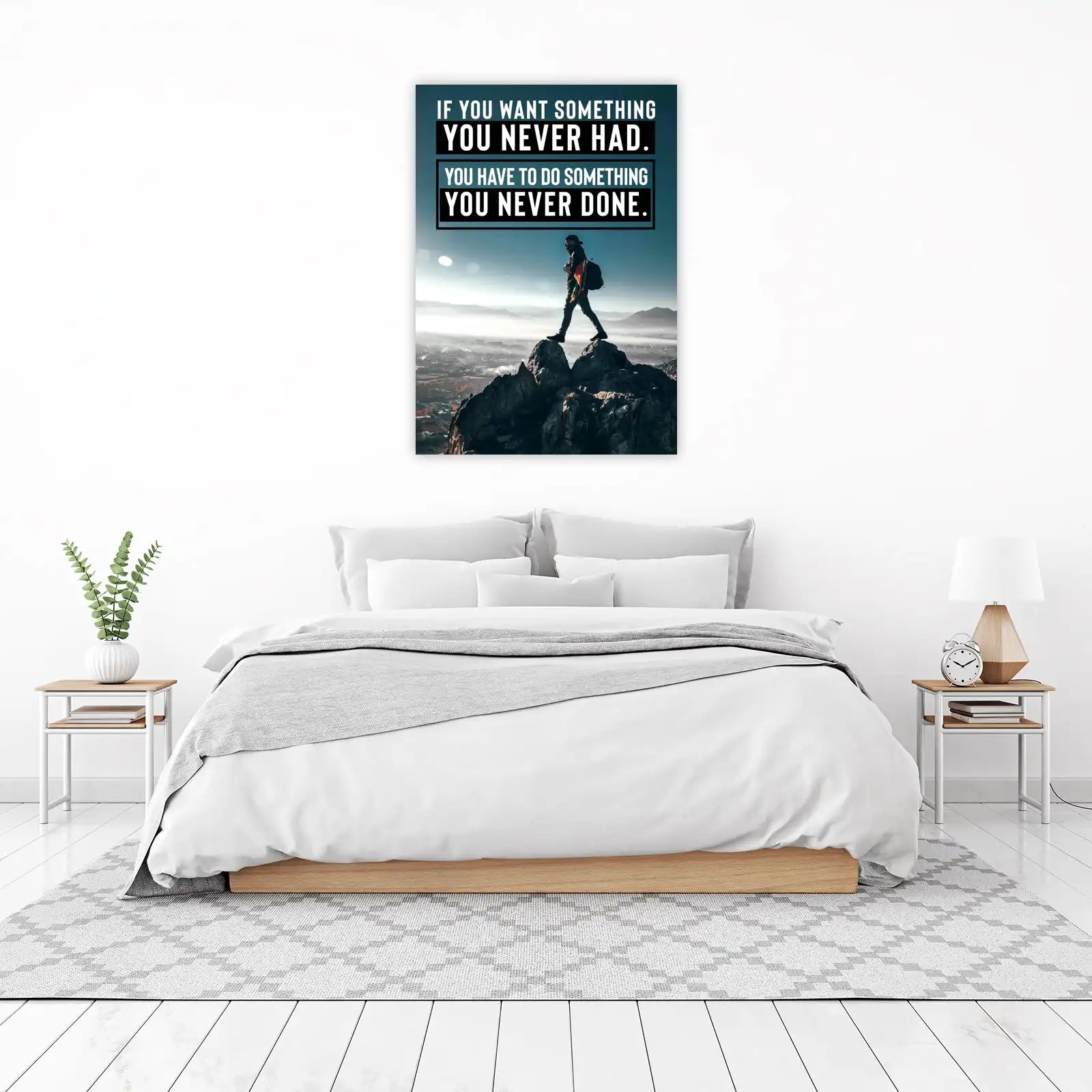 Motivational Mountain Climber Wall Art