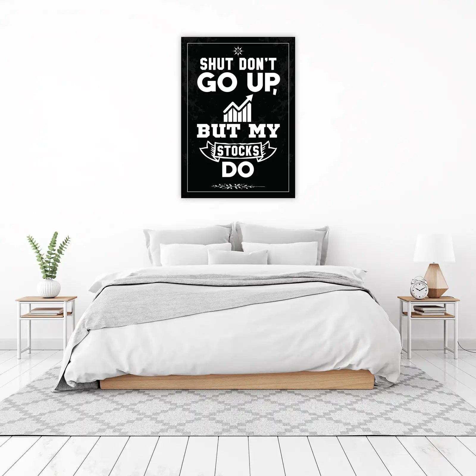 Stock Market Humor 'My Stocks Do' Wall Art