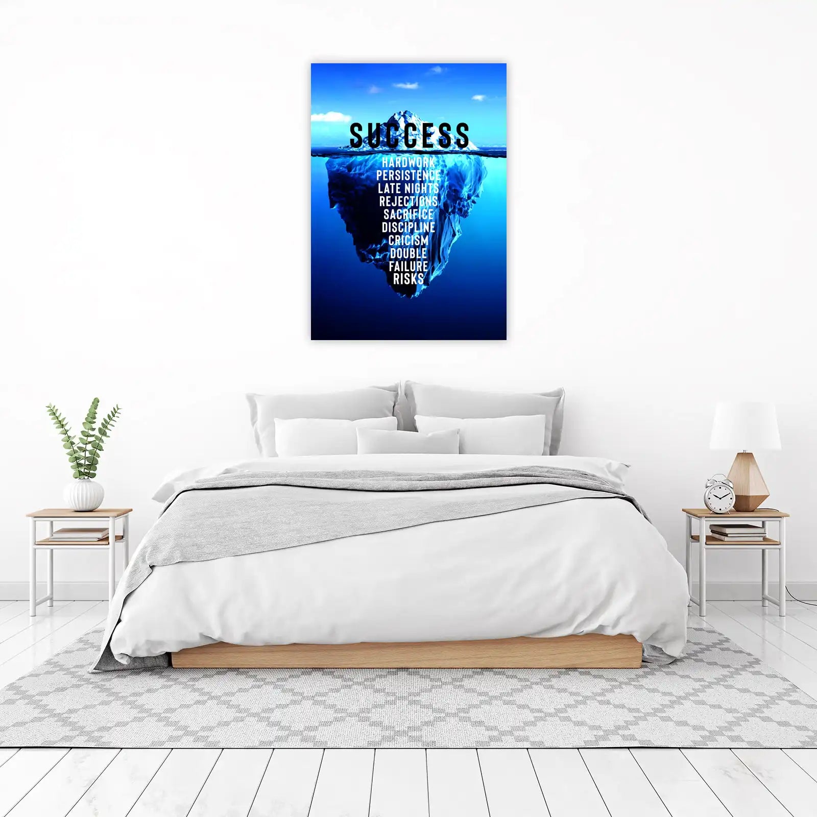 Motivational Iceberg Success Wall Art