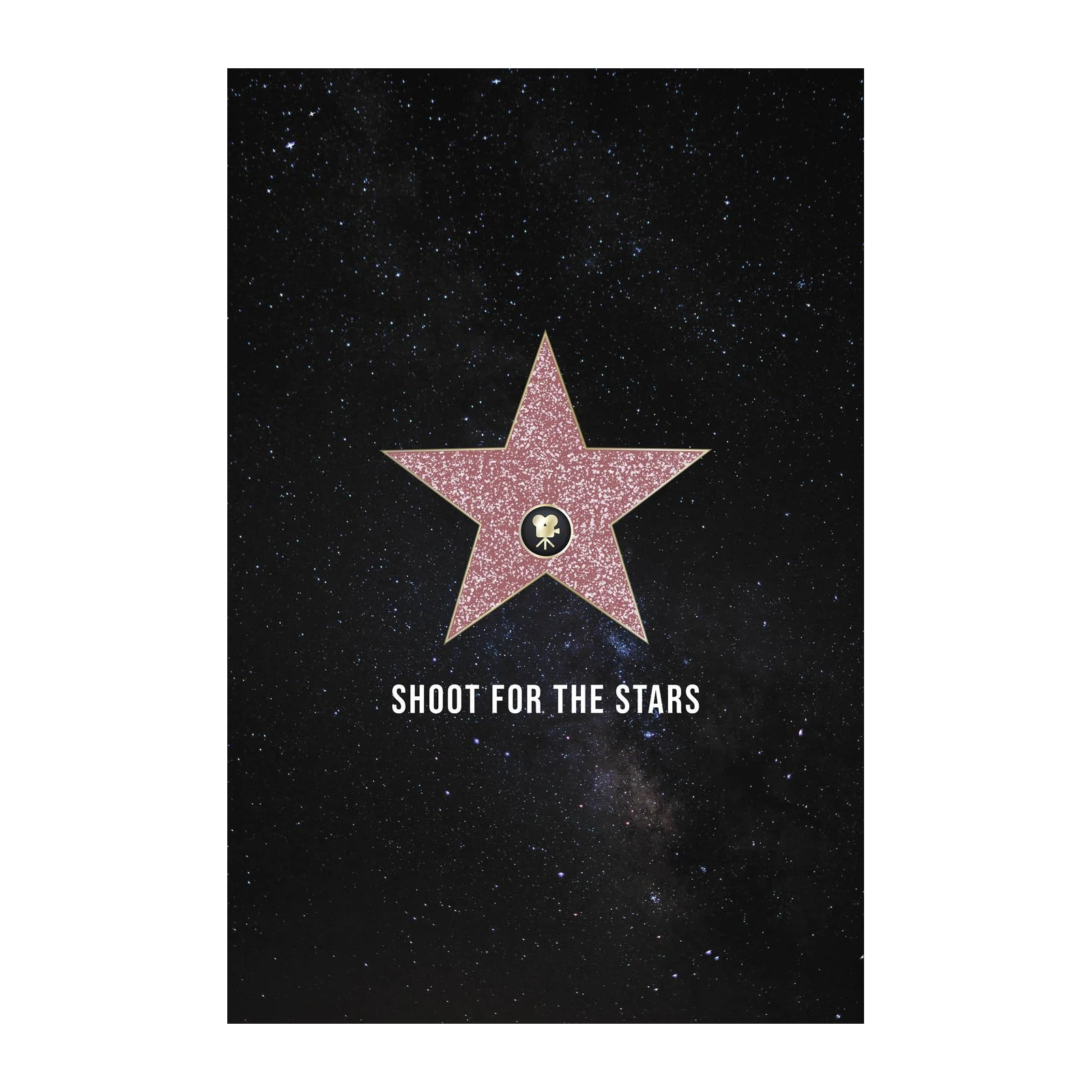 Shoot for the Stars Hollywood Walk of Fame Wall Art