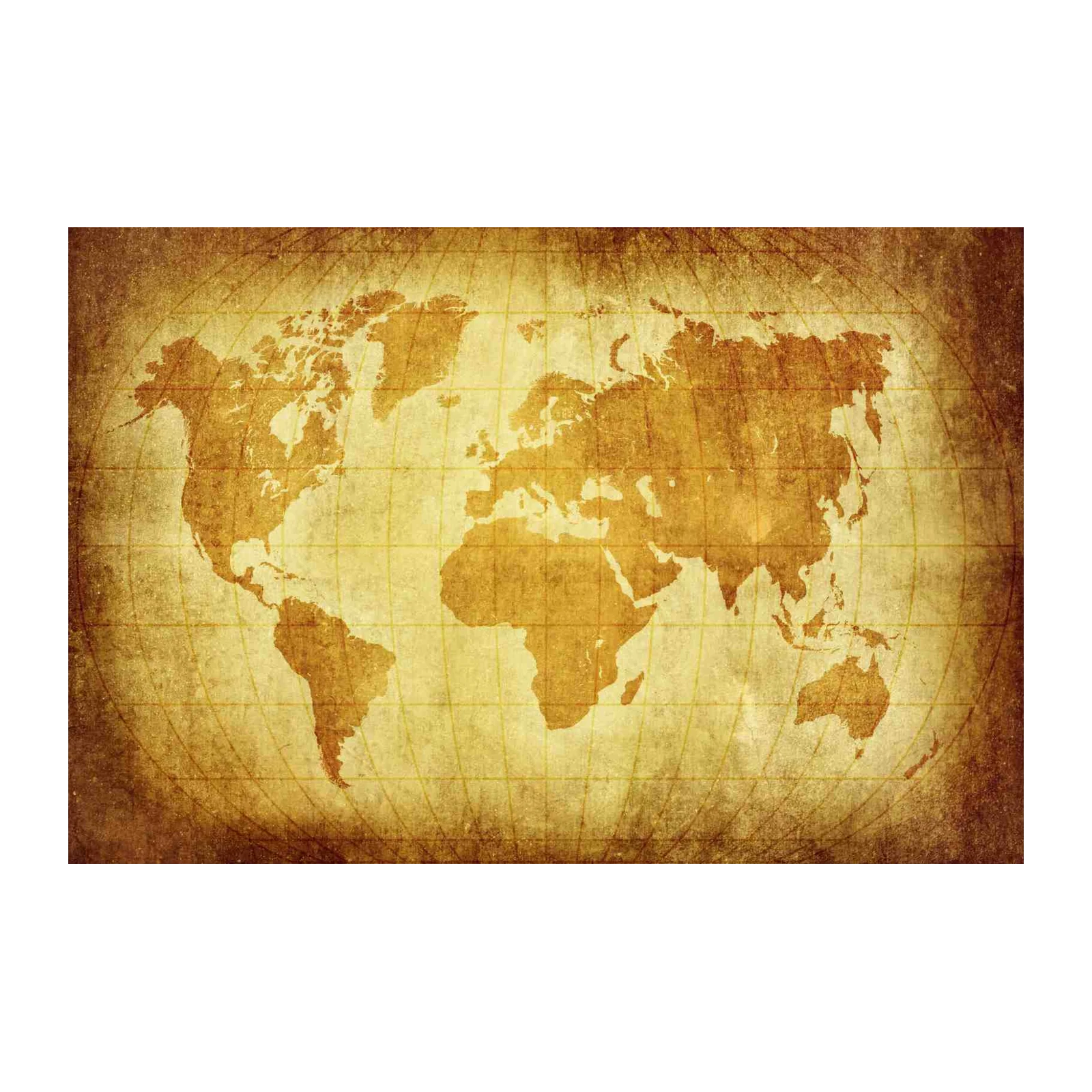 Vintage World Map Wall Art Wall Art