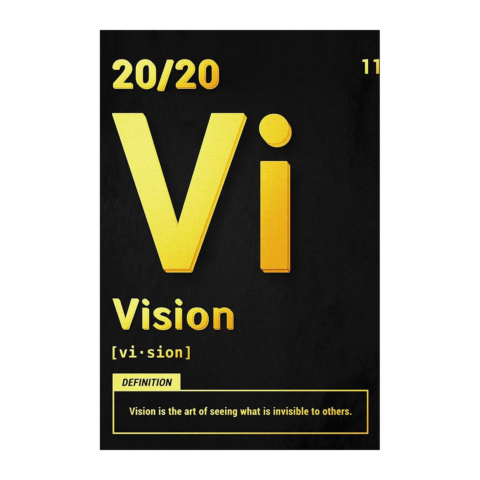 Visionary 'Vi' Periodic Table Wall Art
