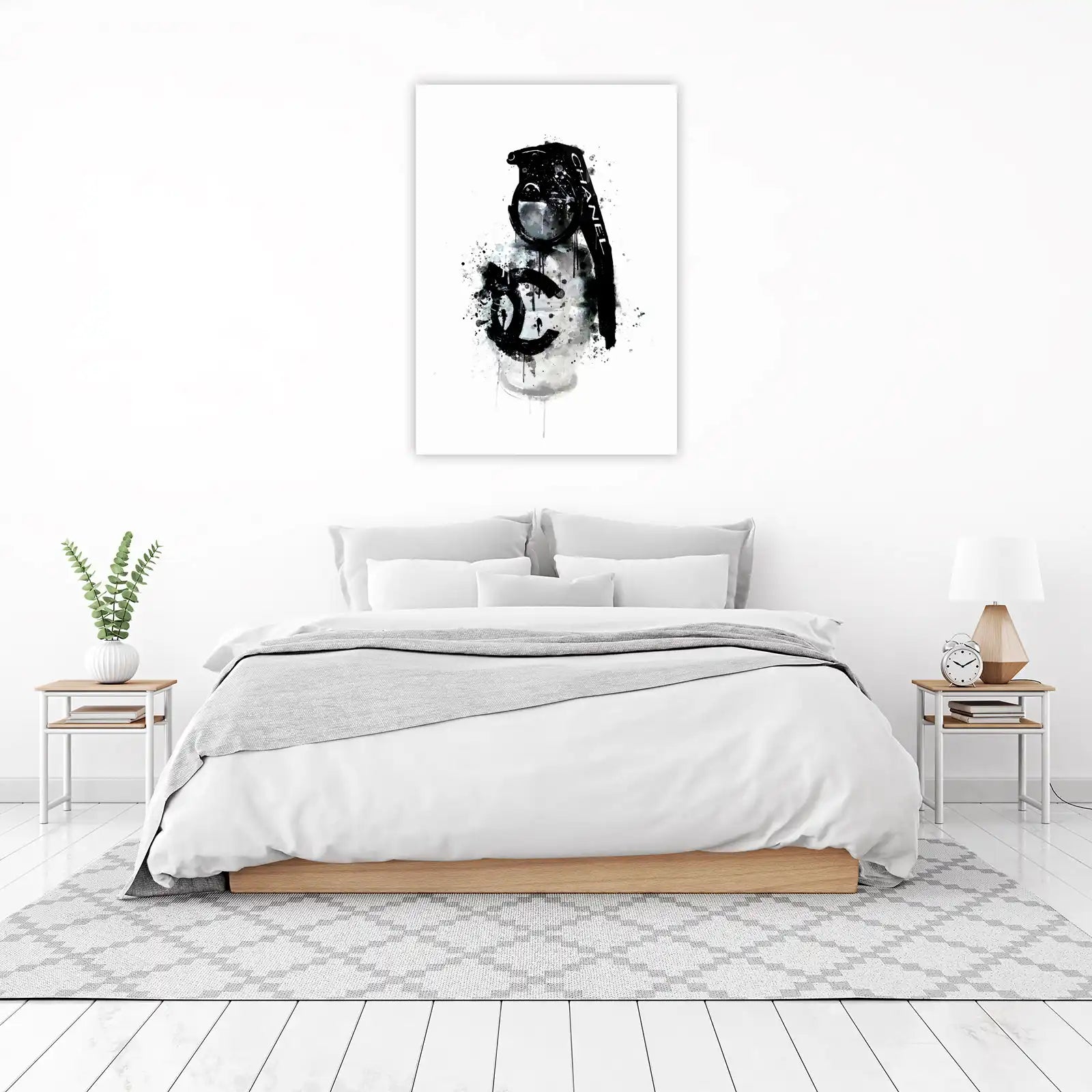 Luxury Grenade Chanel Art Wall Art