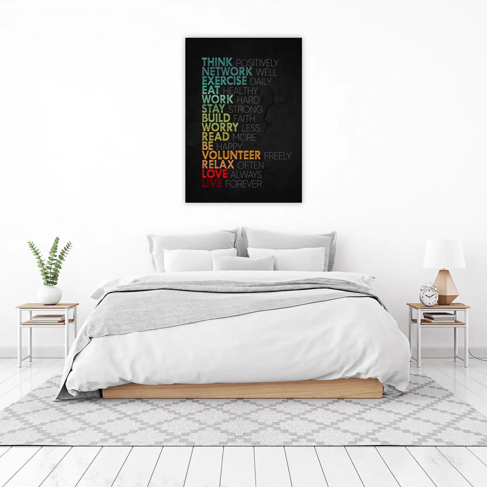Motivational Words Wall Art for Positive Living