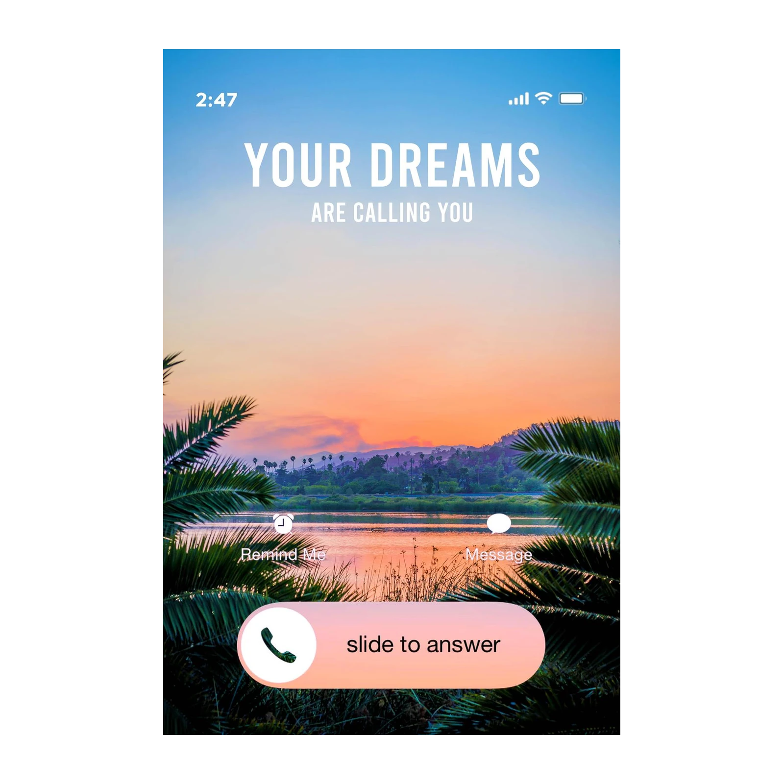 Dreamy Sunset Landscape Wall Art