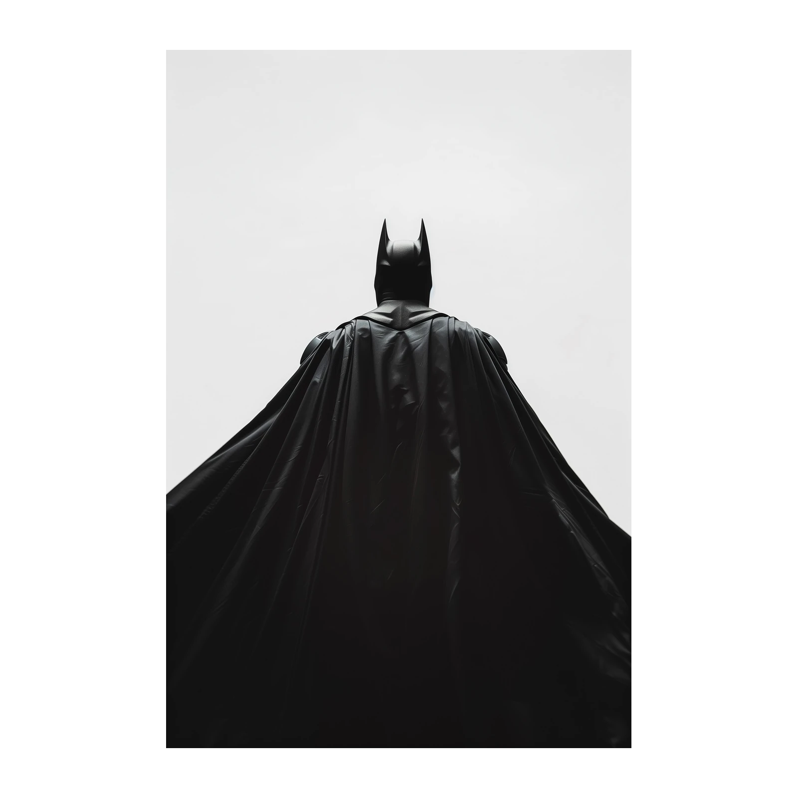 Epic Batman Cape Silhouette Wall Art