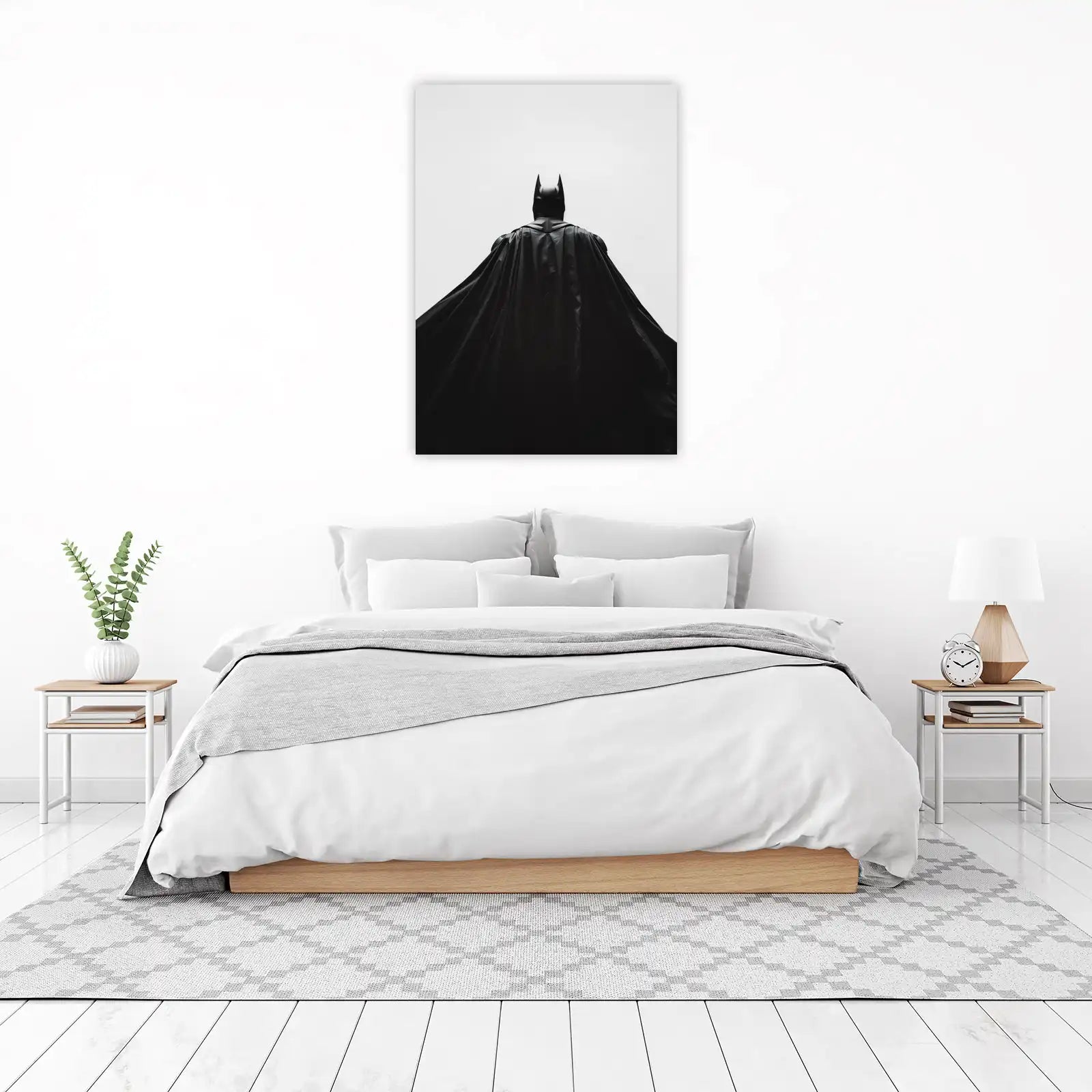 Epic Batman Cape Silhouette Wall Art