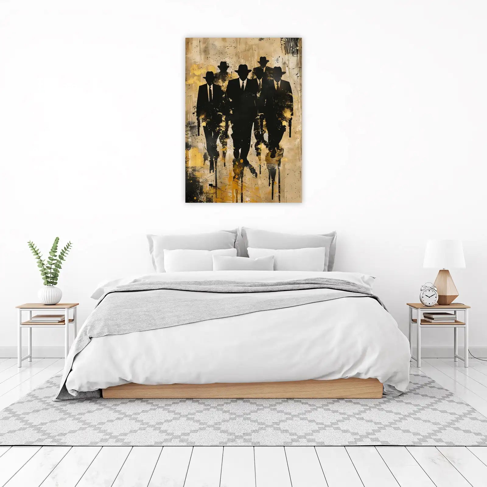 Gangster Crew Silhouette Wall Art