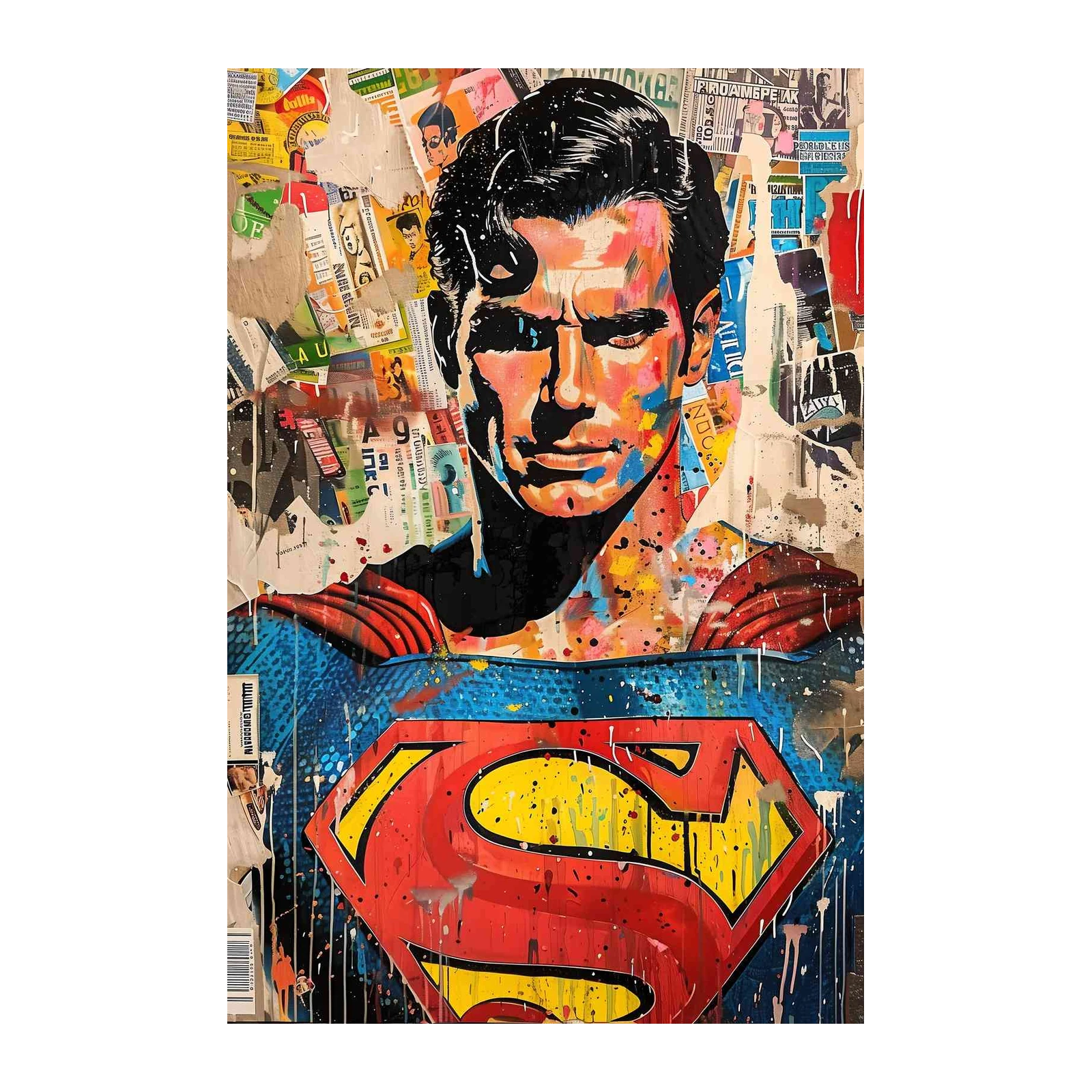 Iconic Superman Pop Art Wall Art