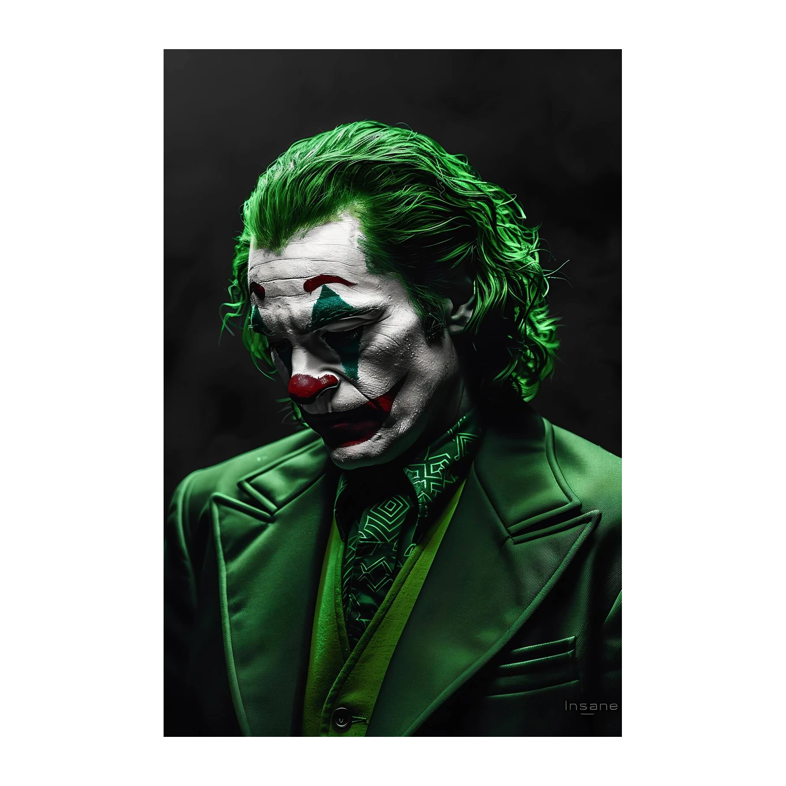 Iconic Joker Portrait Wall Art