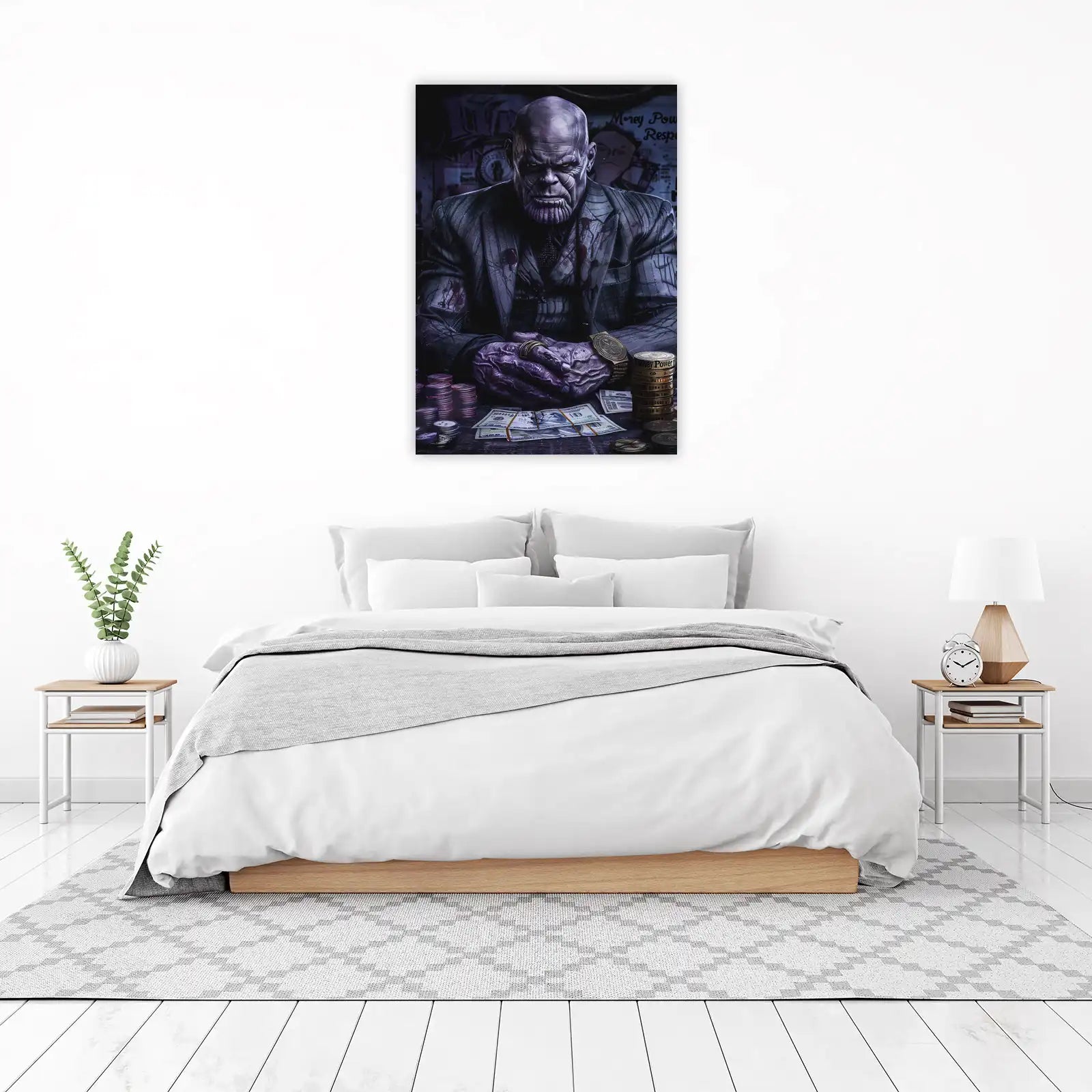 Thanos's Money Power Statement Wall Art
