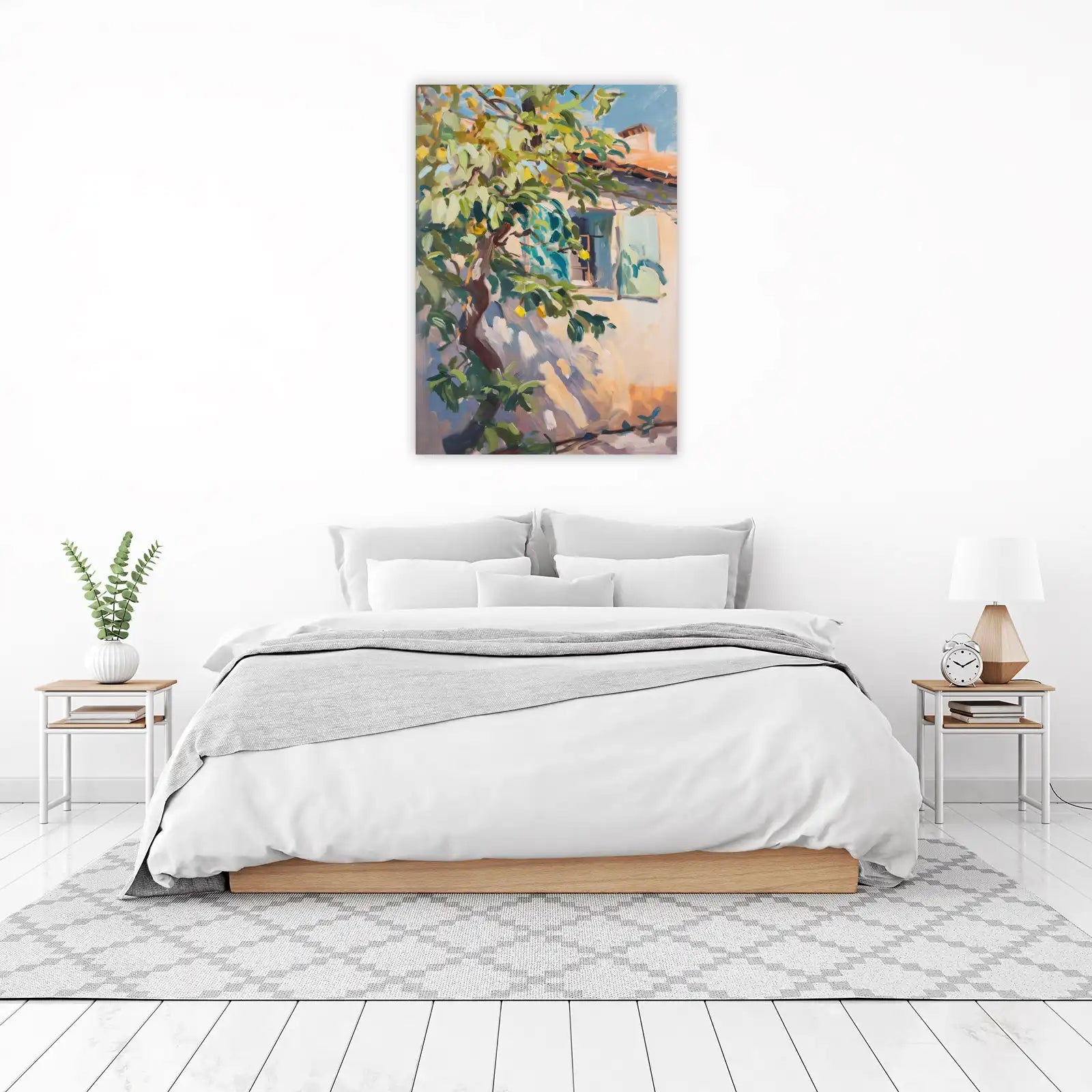 Lemon Tree Sunlight Impressionist Wall Art
