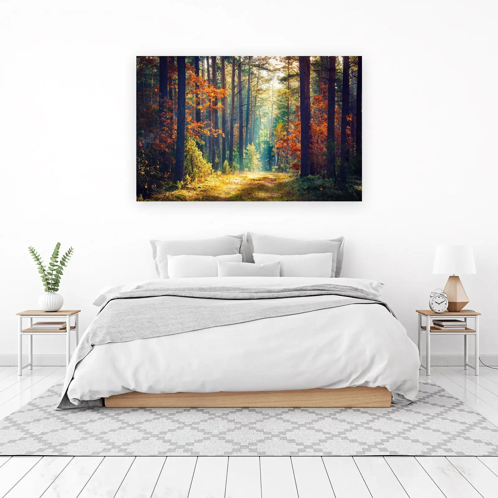 Enchanting Autumn Forest Path Wall Art