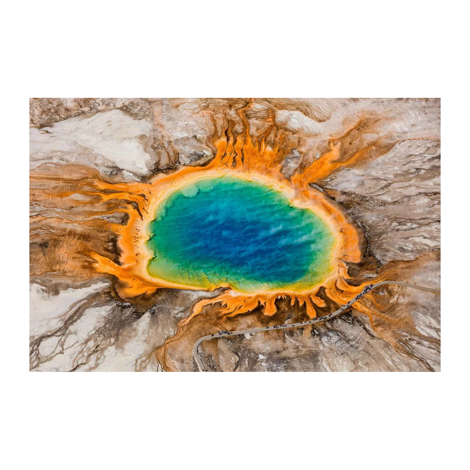Grand Prismatic Spring Yellowstone Wall Art