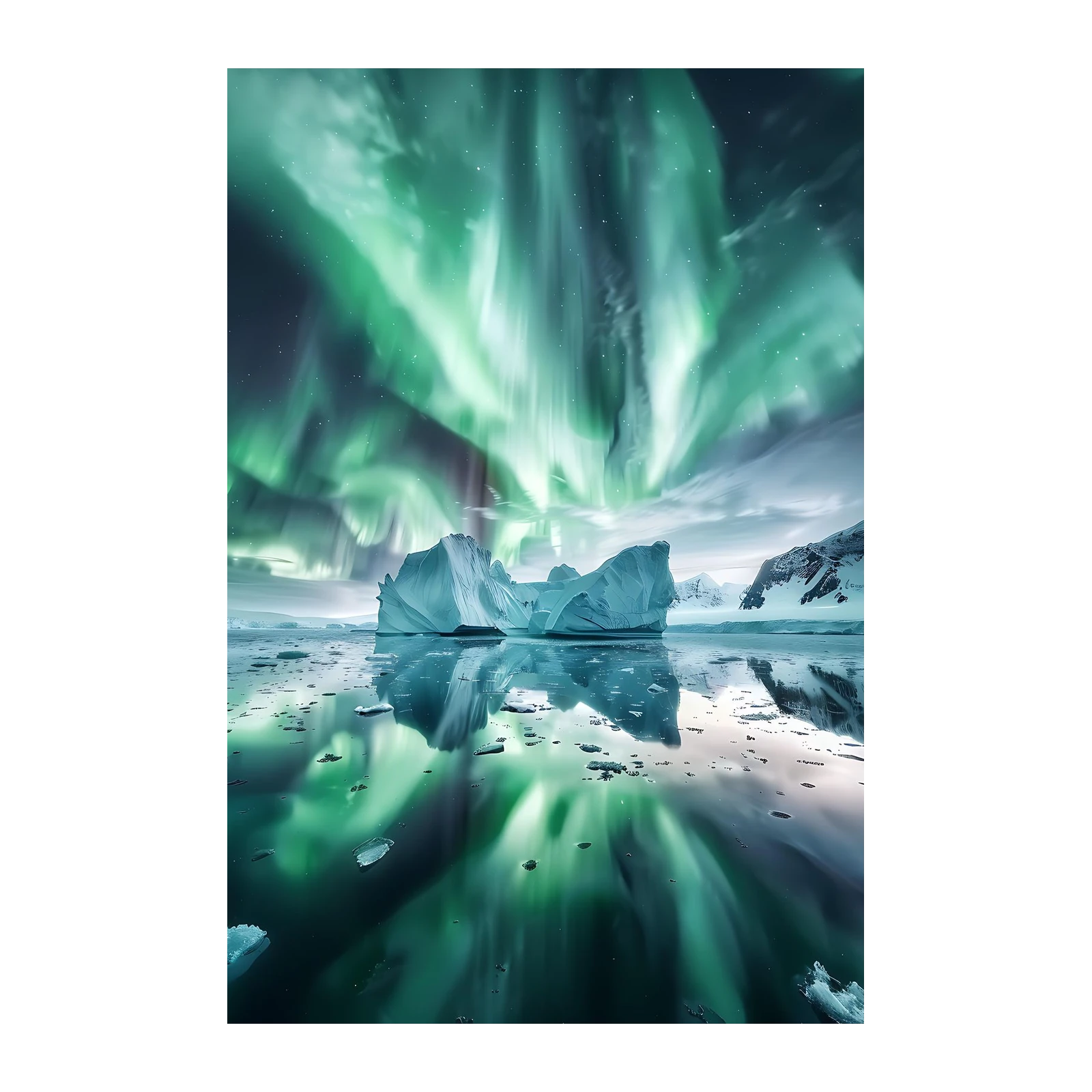 Aurora Iceberg Serenity Wall Art