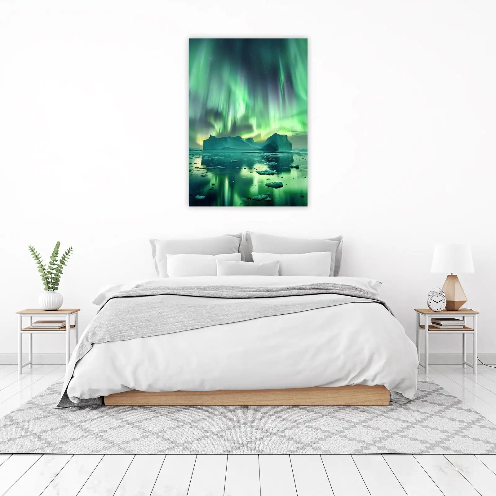 Aurora Borealis Iceberg Wall Art