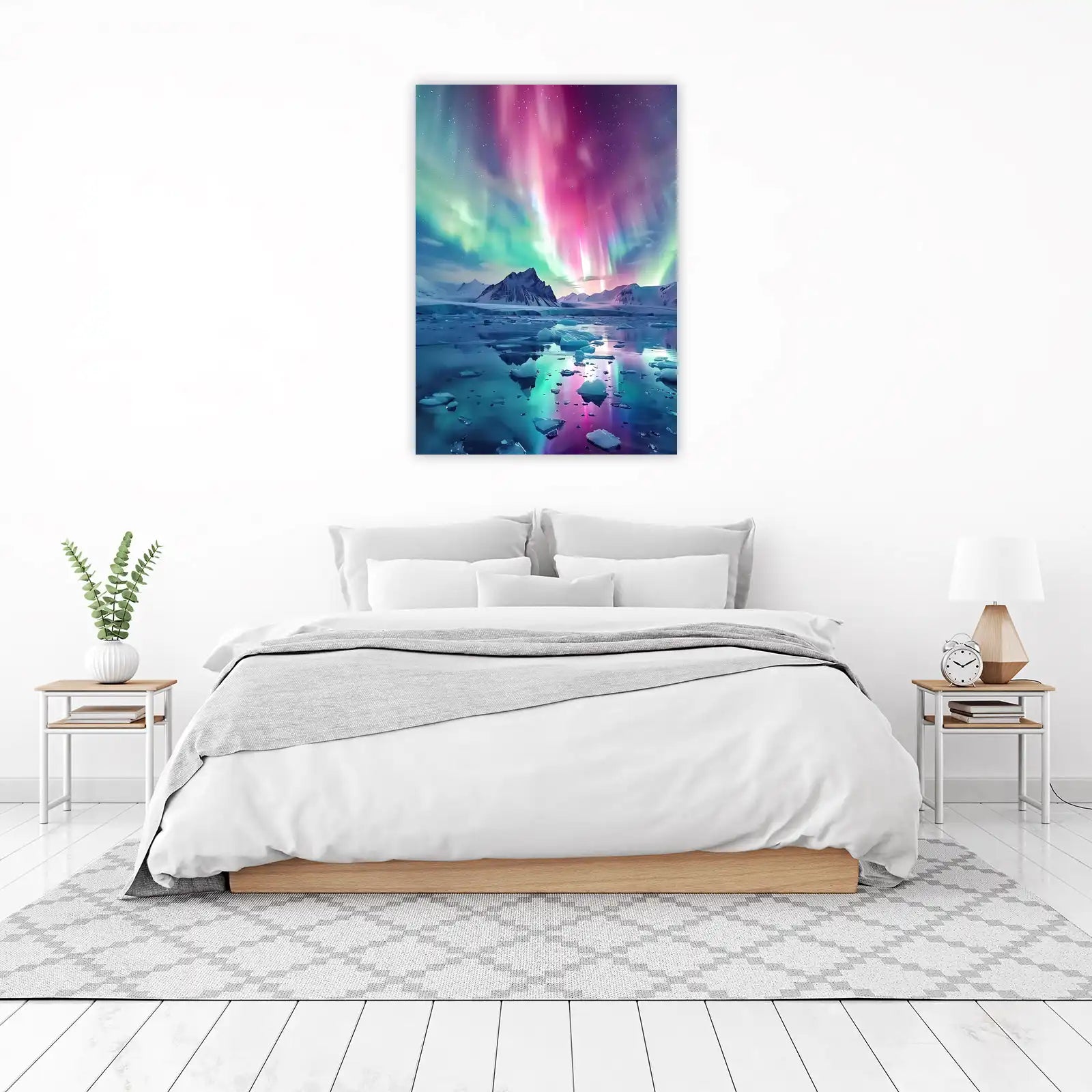 Aurora Borealis Arctic Ice Wall Art