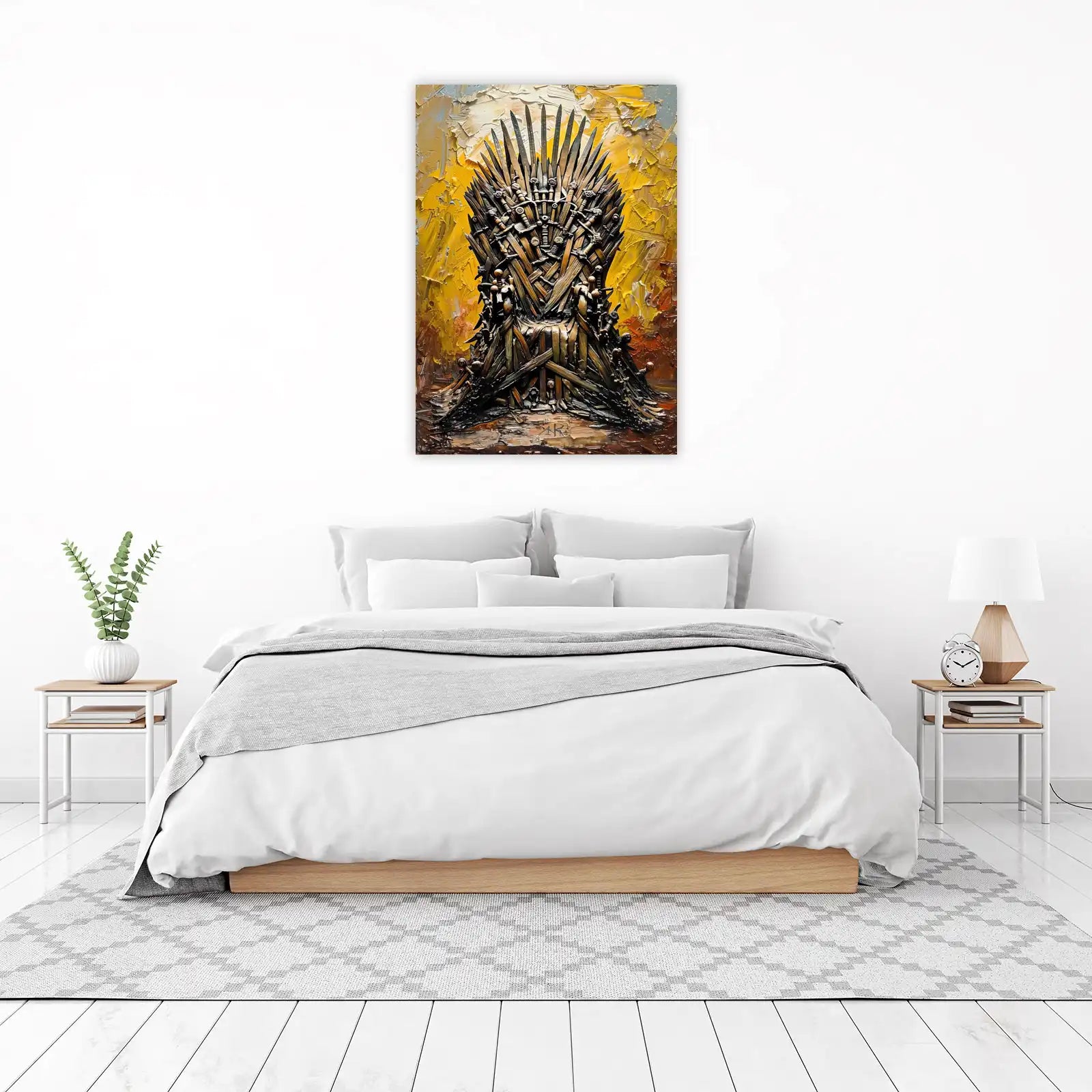 Iron Throne Textured Palette Knife Wall Art