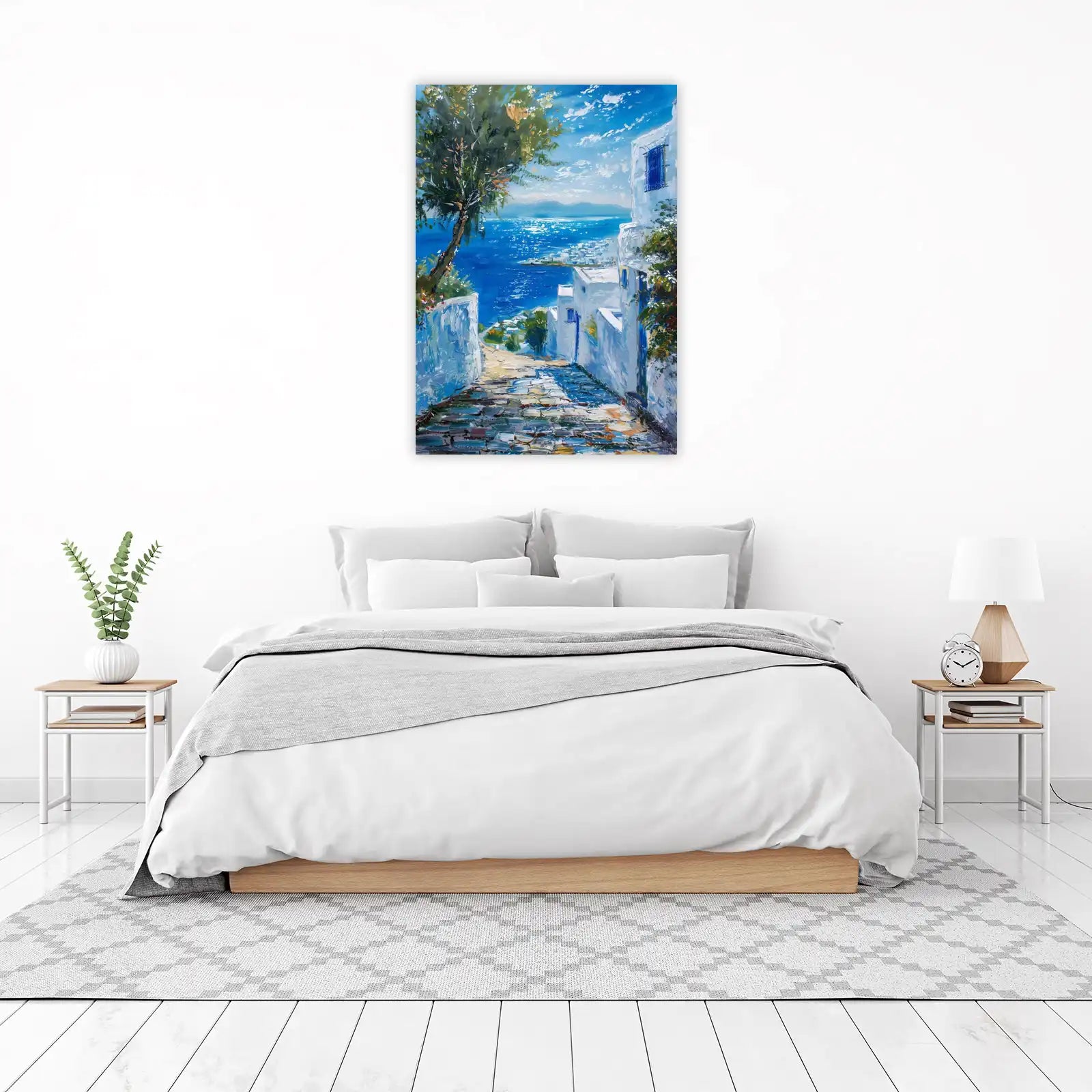 Mediterranean Villa Path Wall Art