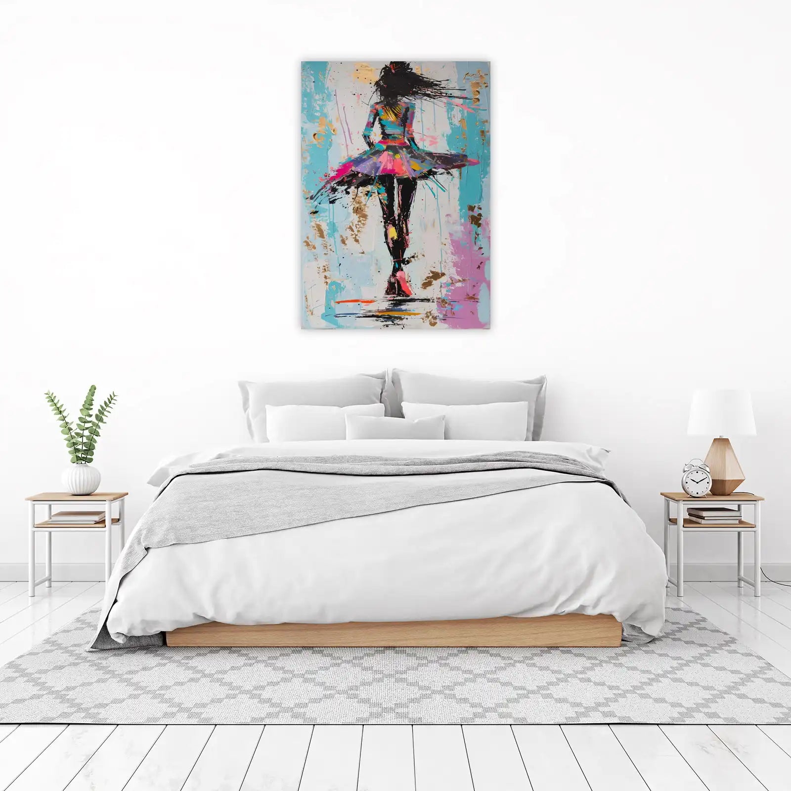 Vibrant Fashionista Abstract Wall Art