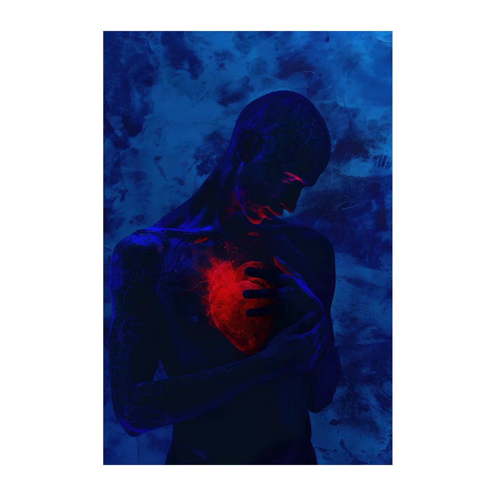 Energetic Heart Human Anatomy Wall Art