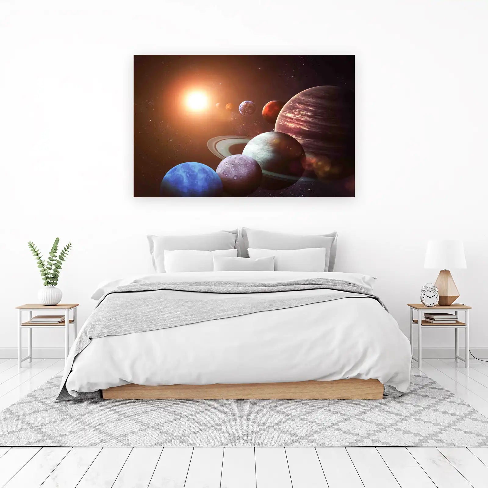 Solar System Planets & Sun Wall Art