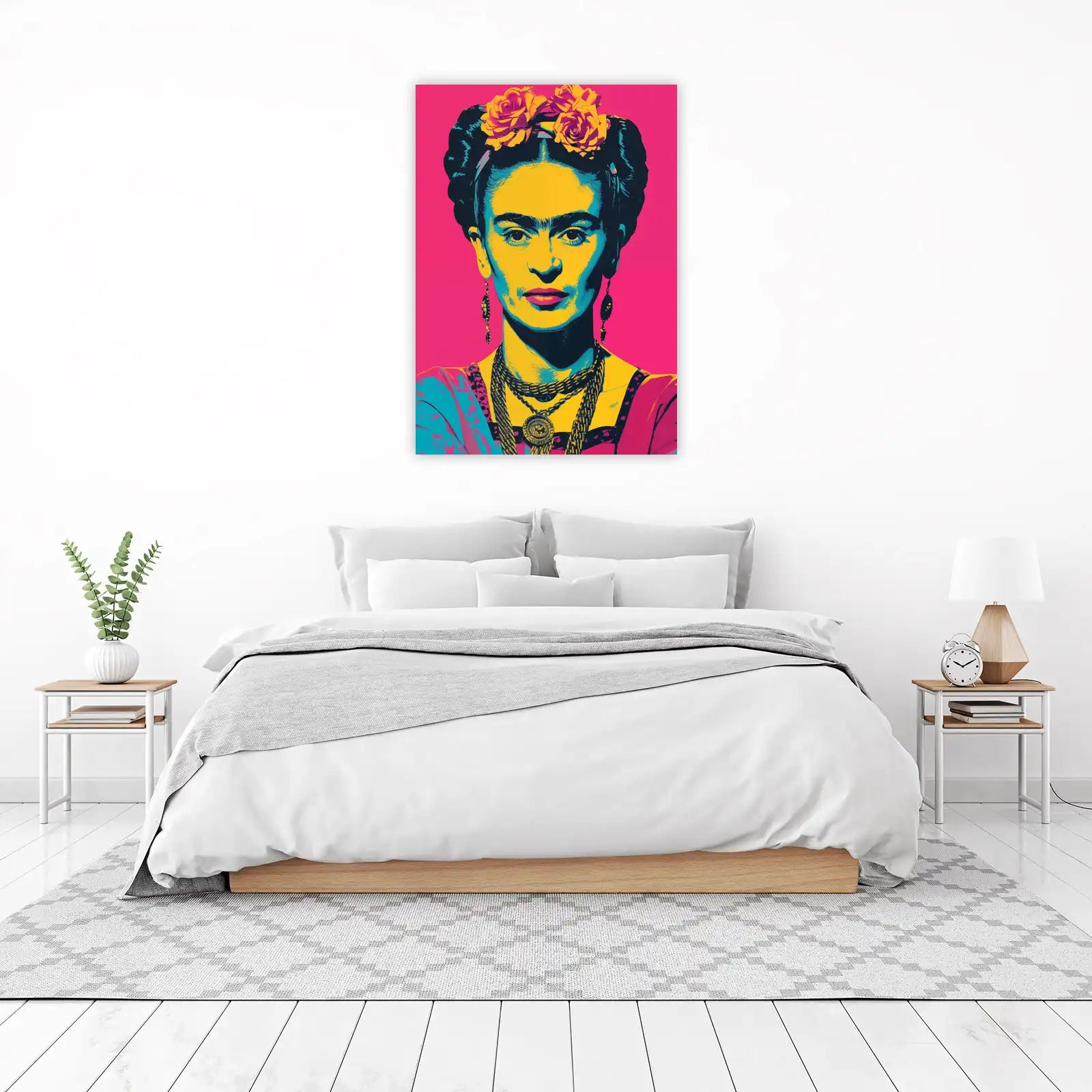 Vibrant Frida Kahlo Pop Art Wall Art