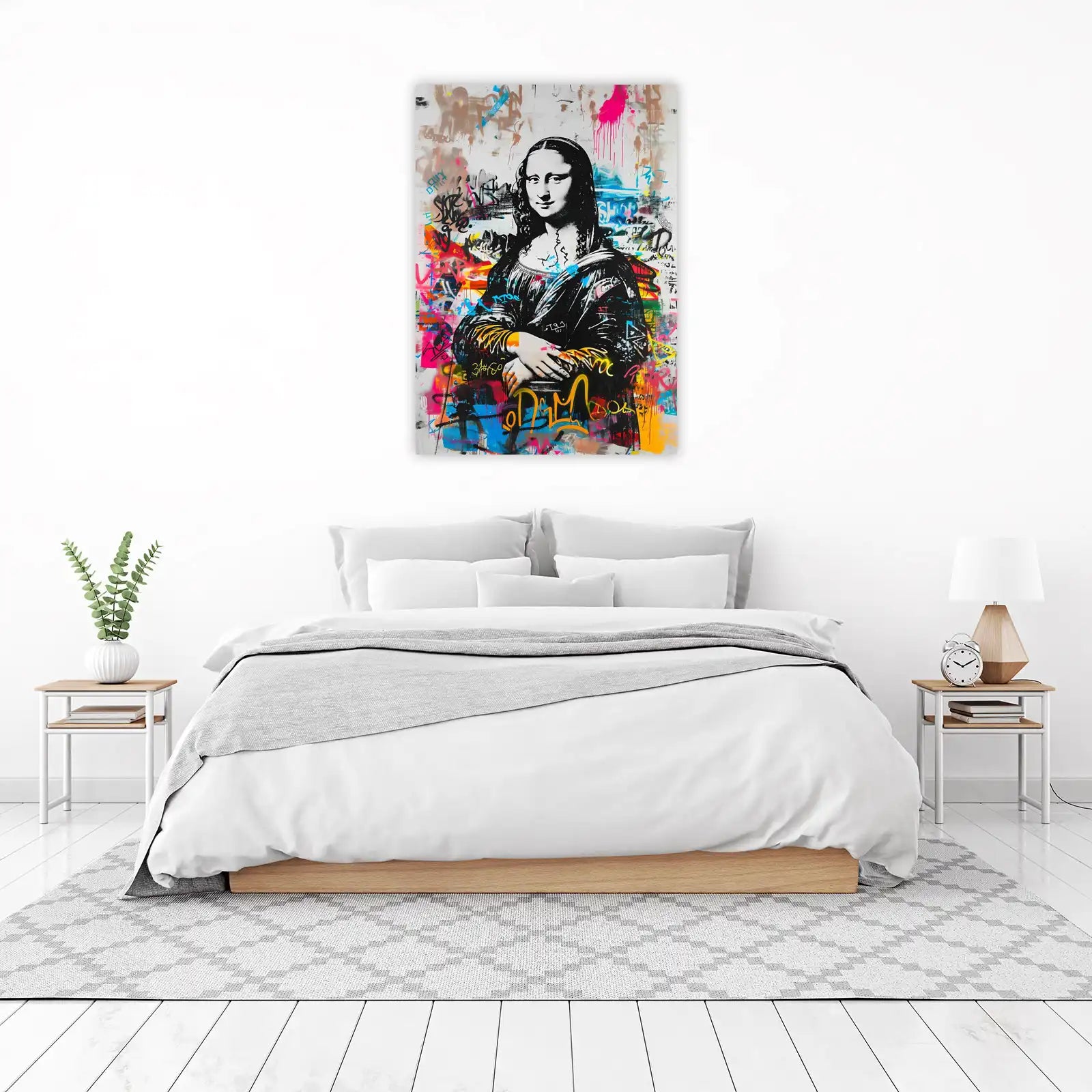 Graffiti Mona Lisa Pop Art Wall Art