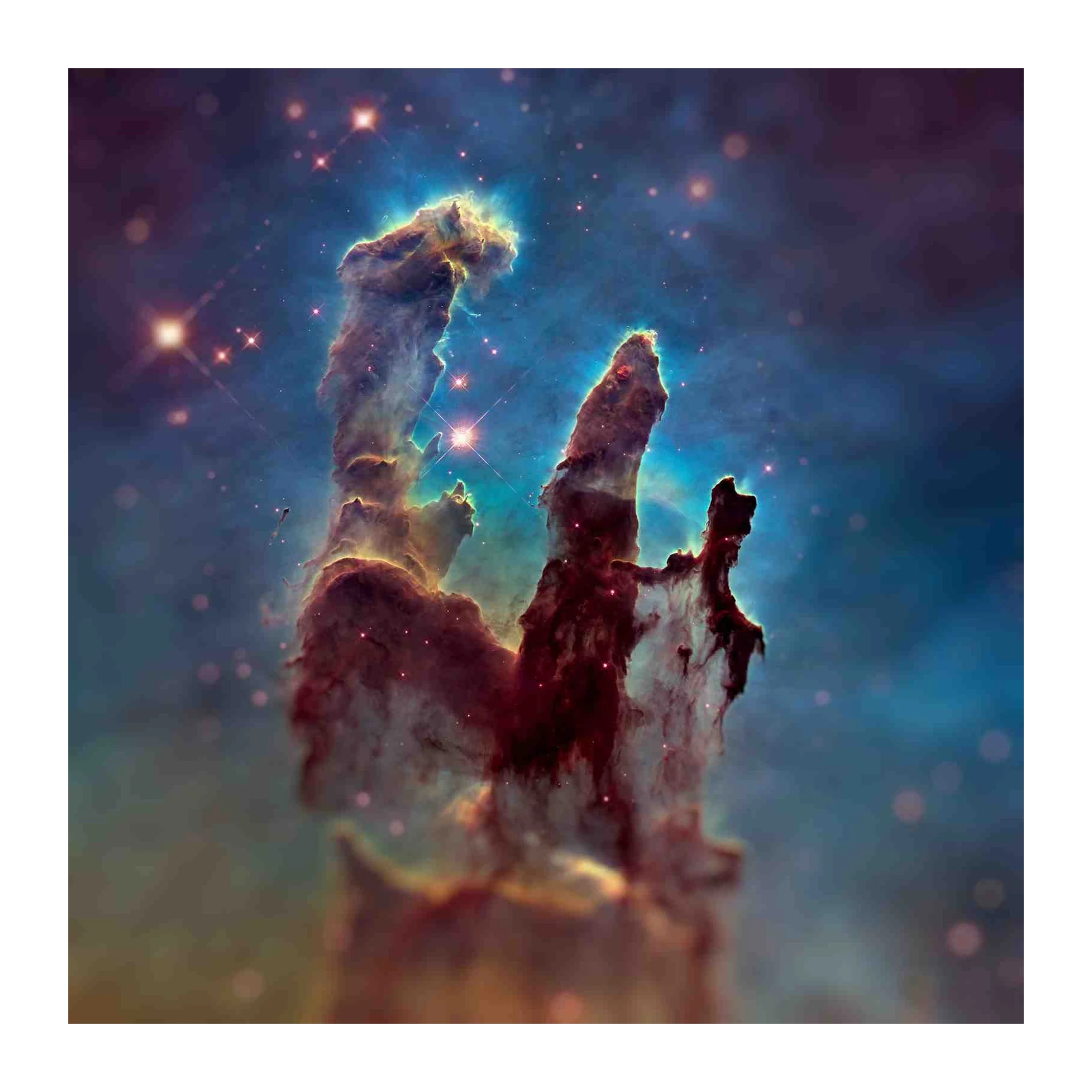 Majestic Pillars of Creation Nebula Wall Art