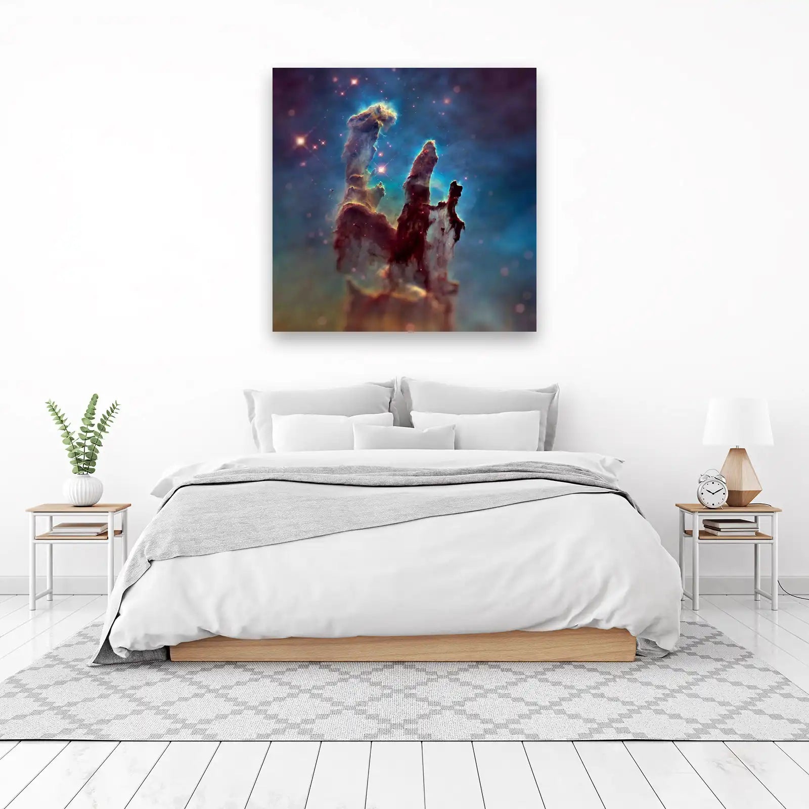 Majestic Pillars of Creation Nebula Wall Art