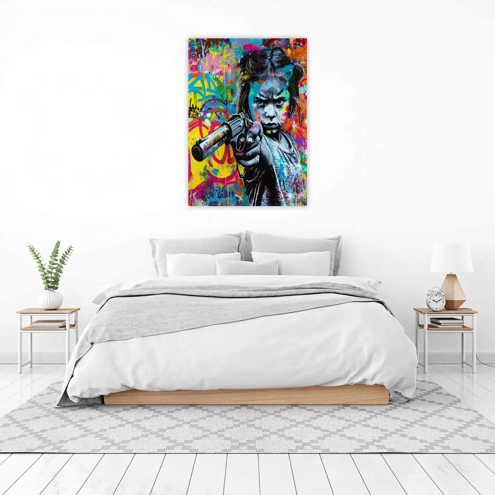 Graffiti Power Child Wall Art